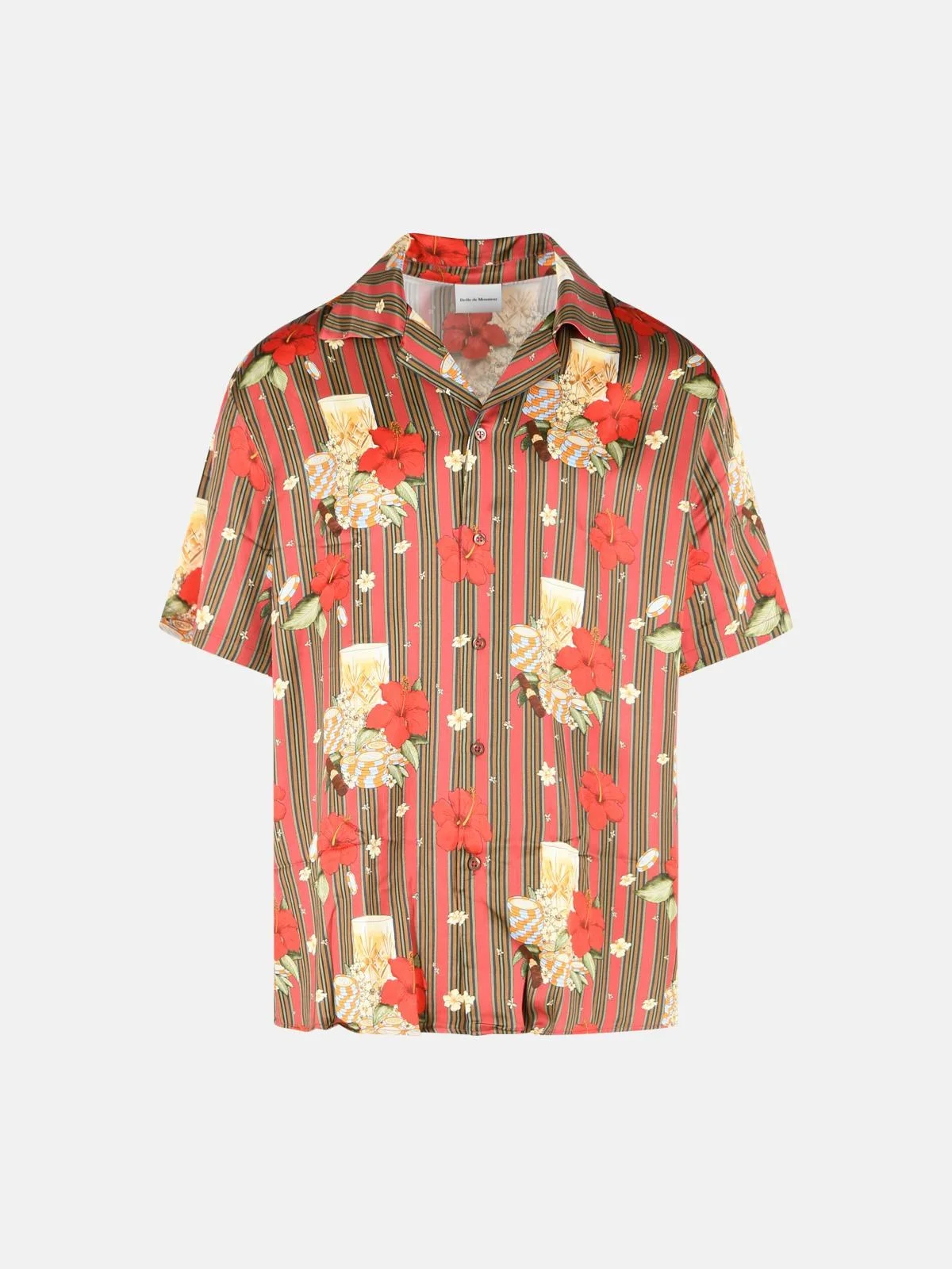 MULTICOLORED 'HIBISCUS CLUB' SHIRT - 1