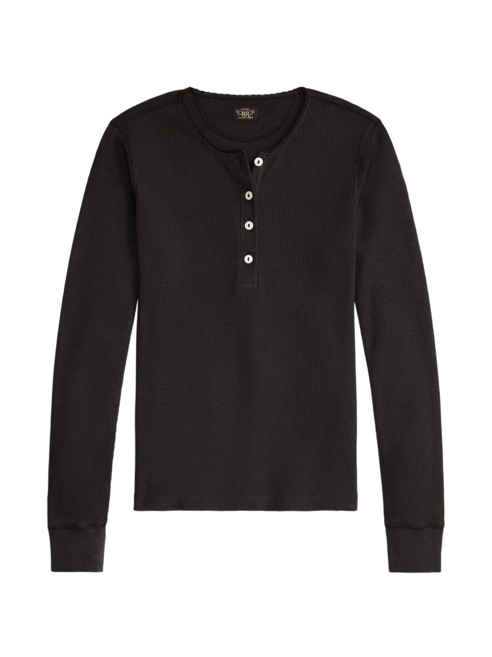 long sleeve polo top - 1