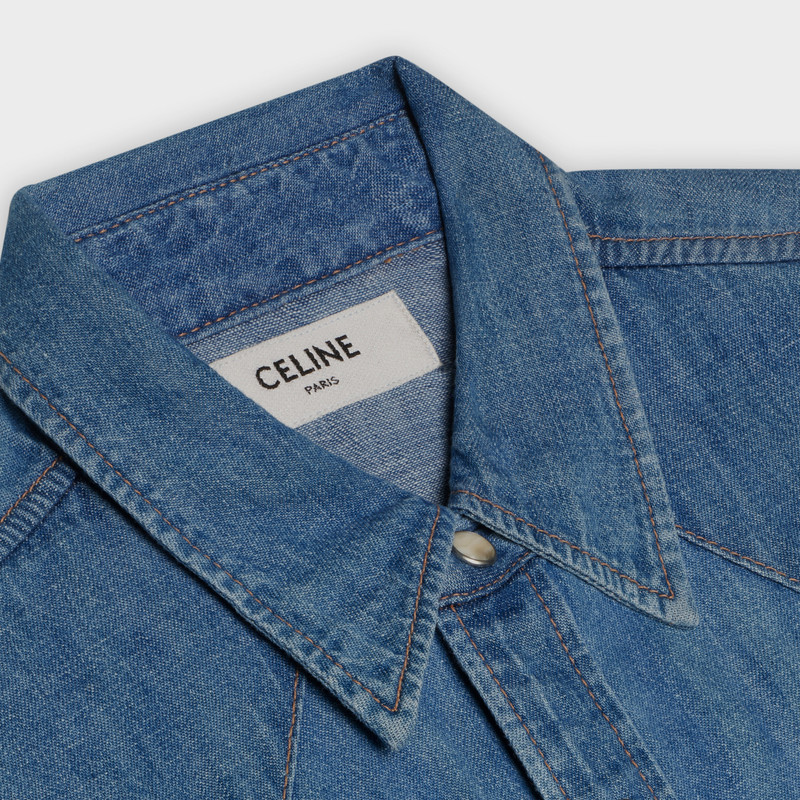 western shirt in lightweight denim 3