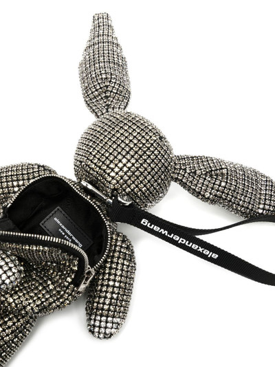 Alexander Wang crystal-embellished bunny bag outlook