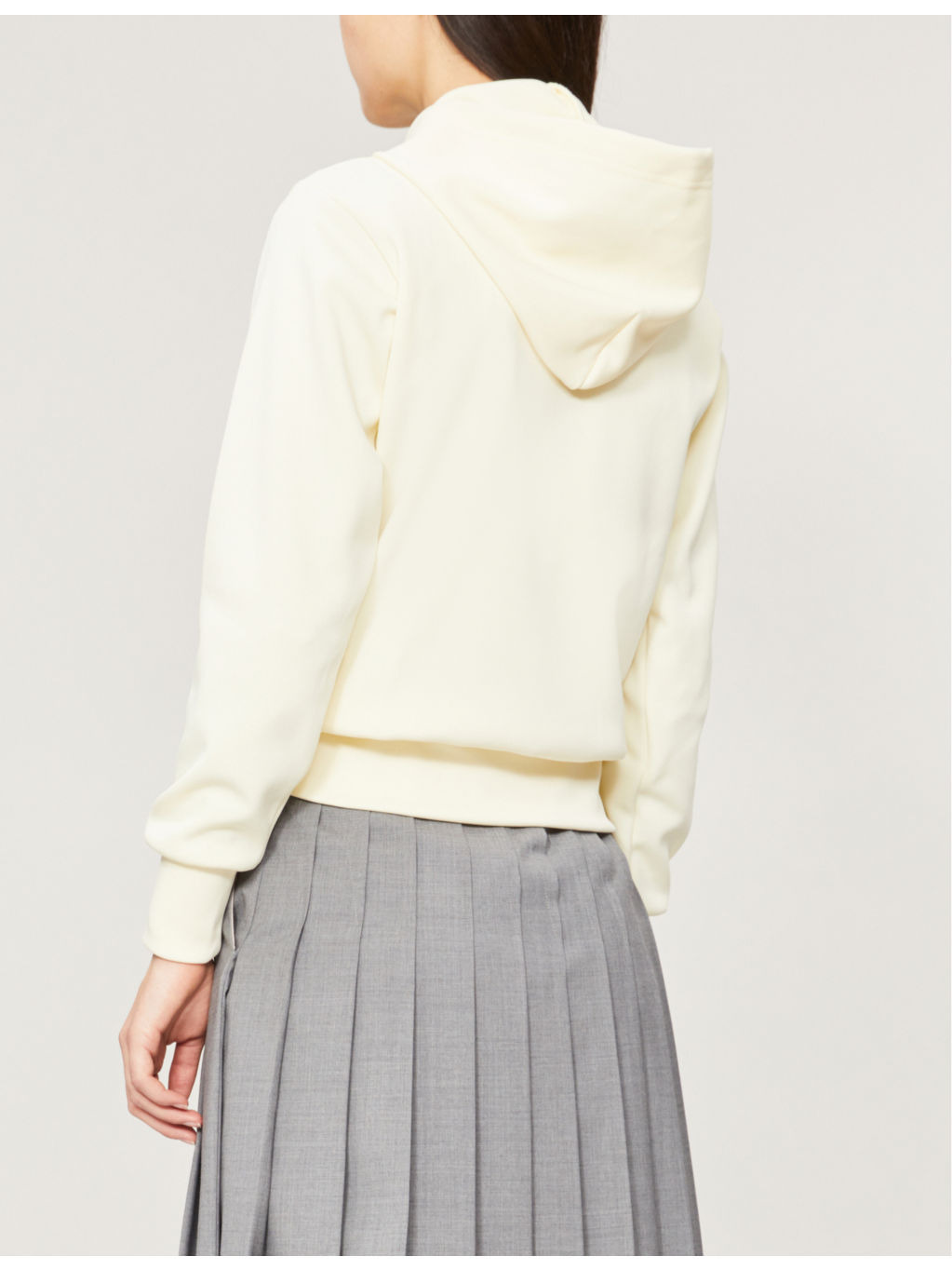 Logo-embroidered cotton-jersey hoody - 4