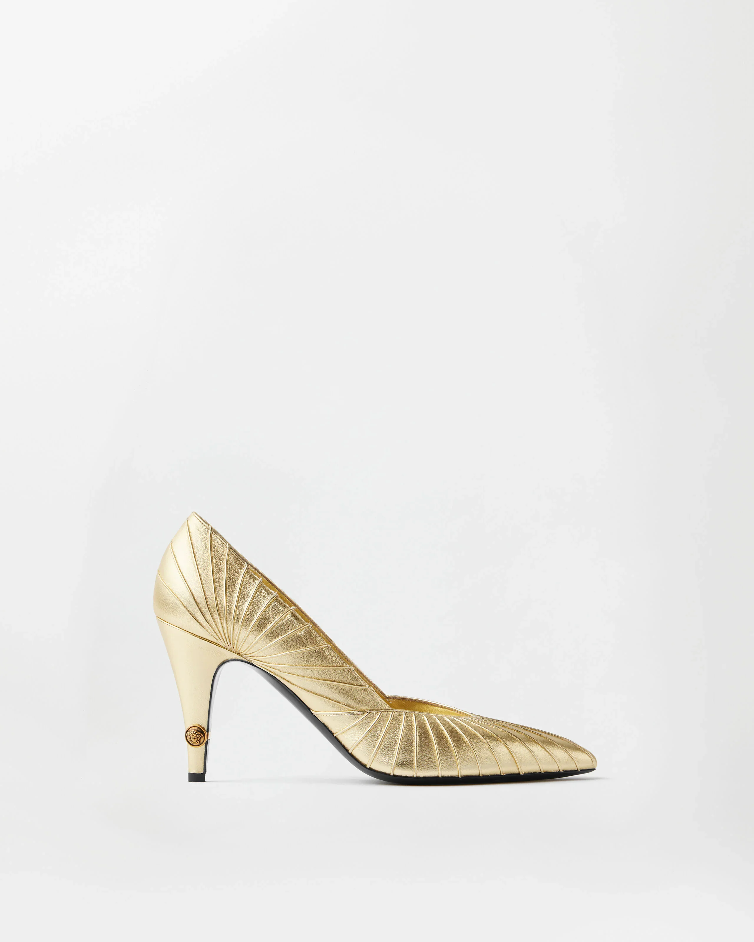 Gianni Metallic Nappa Pumps 90 mm - 1