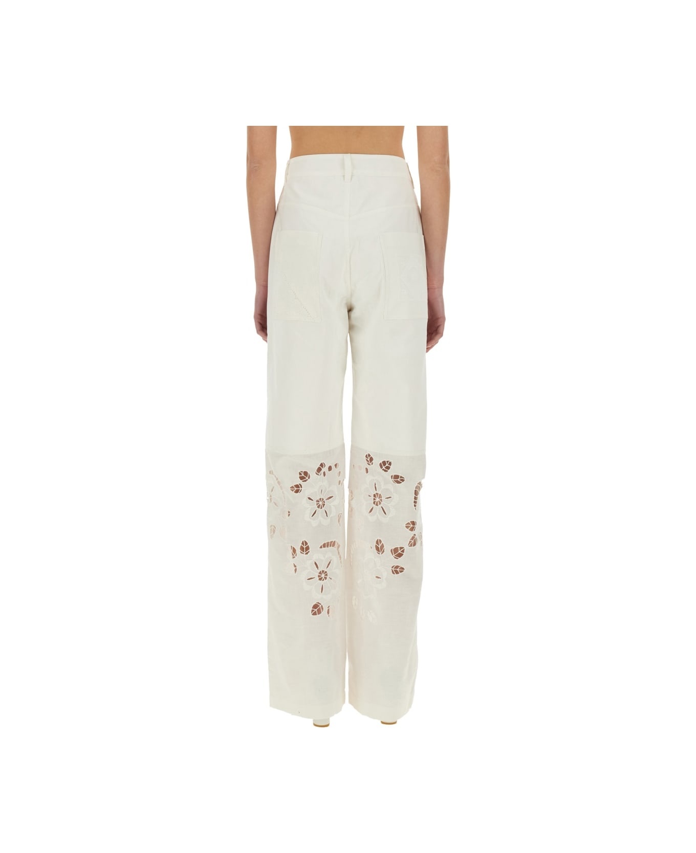 Upcycled Linen Pants - 3