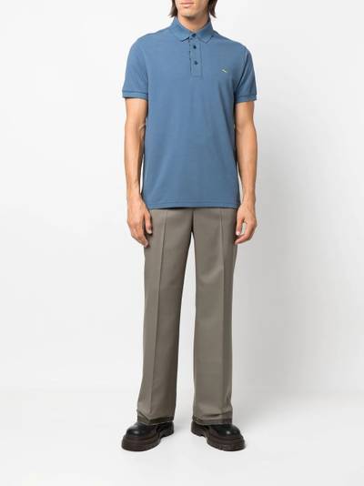 Etro embroidered logo polo shirt outlook