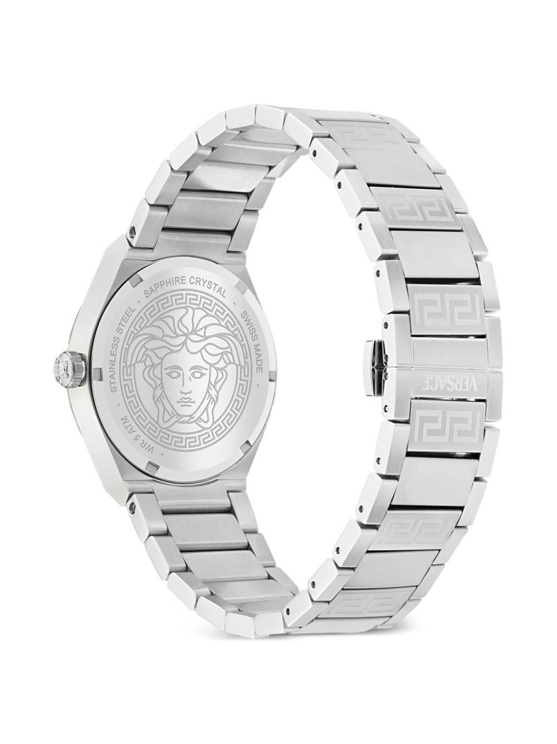 Steel Greek Key 39mm 3
