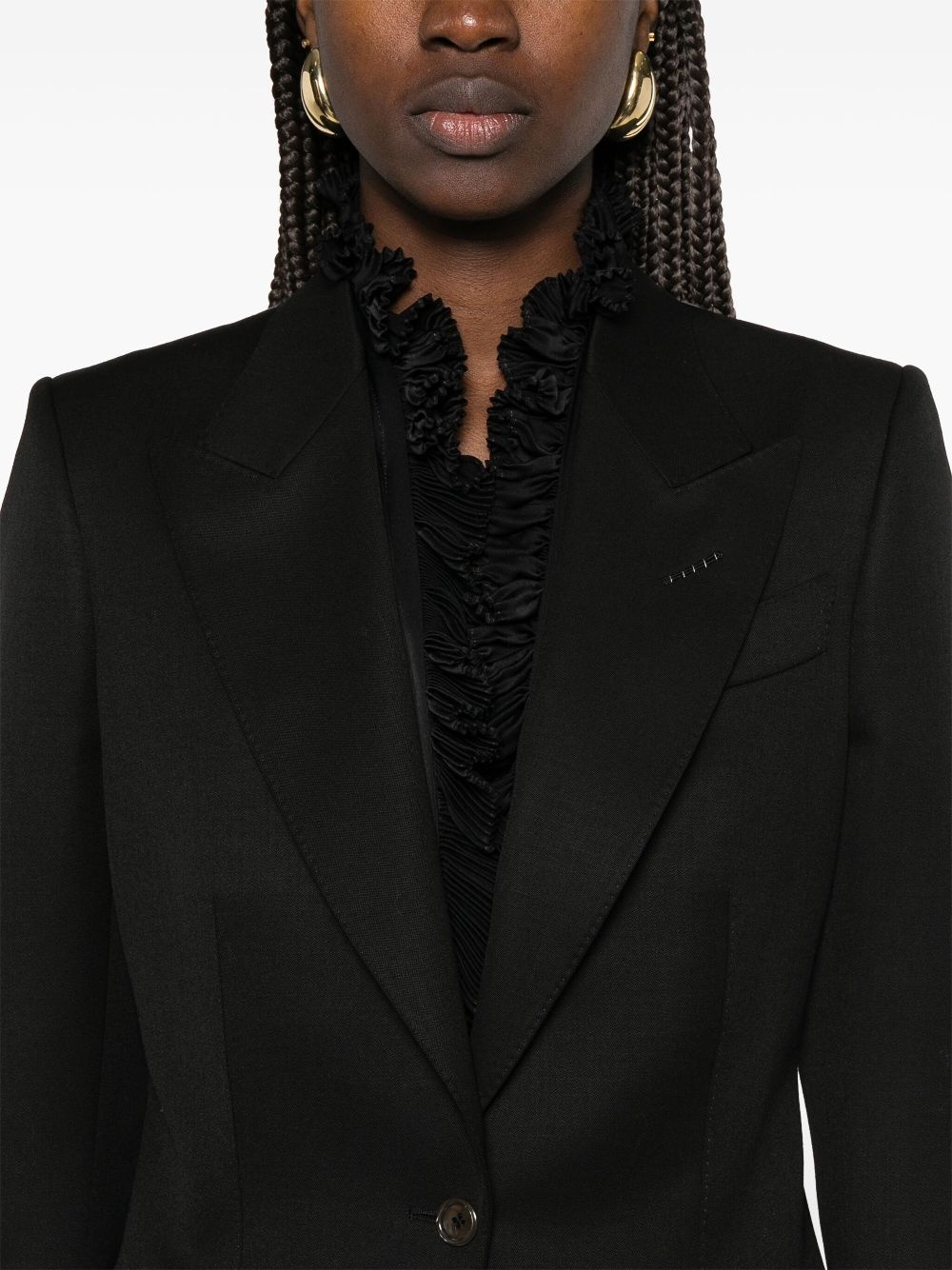 single-breasted blazer - 5