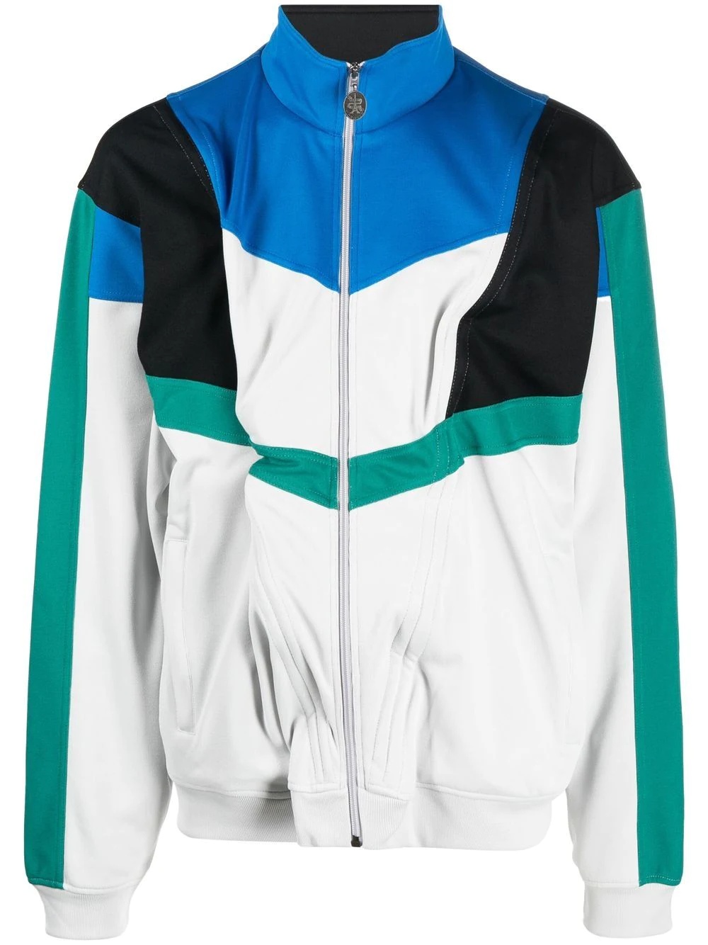 Wire colour-block track jacket - 1