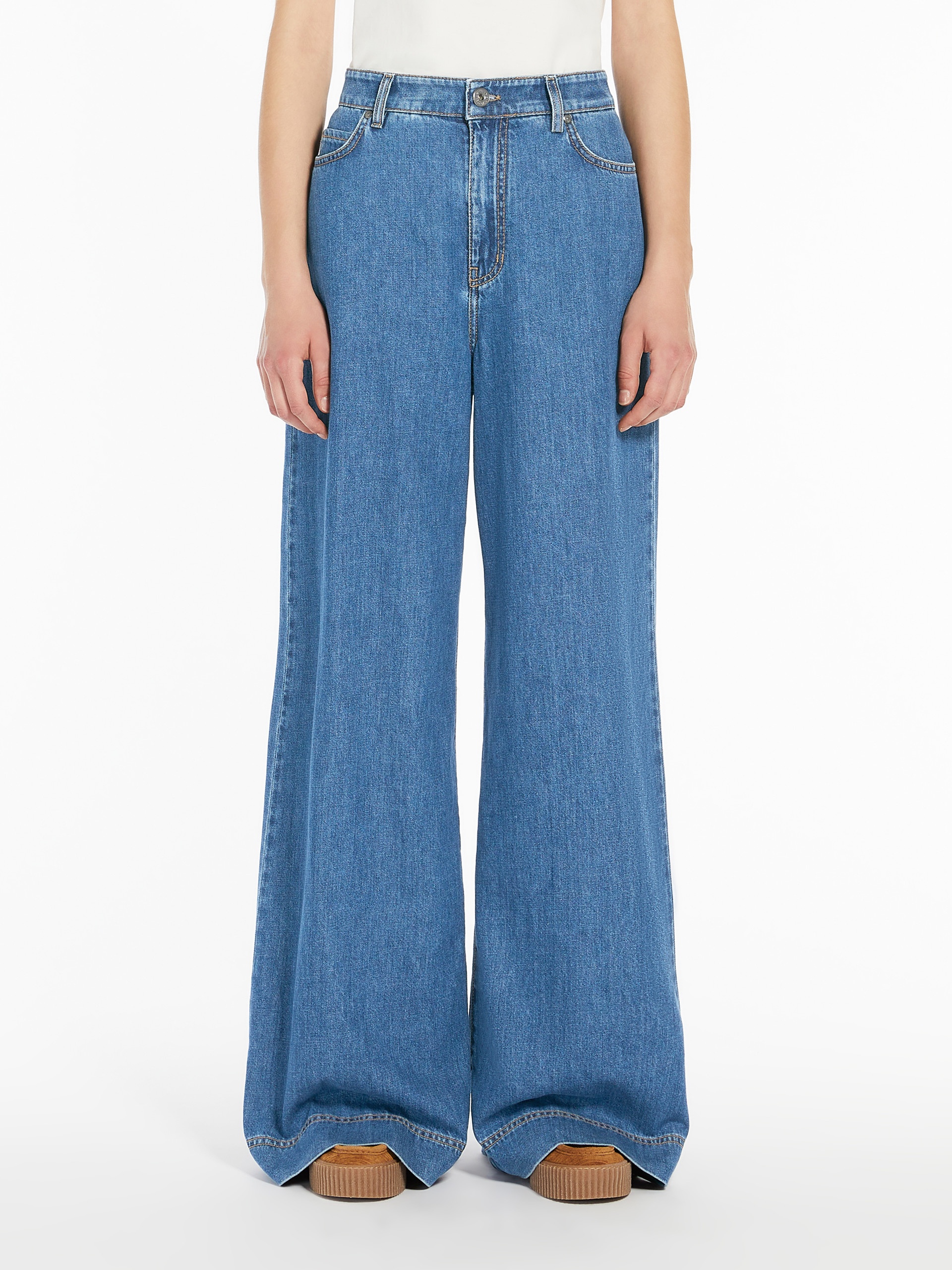 VEGA Wide-leg denim jeans - 3