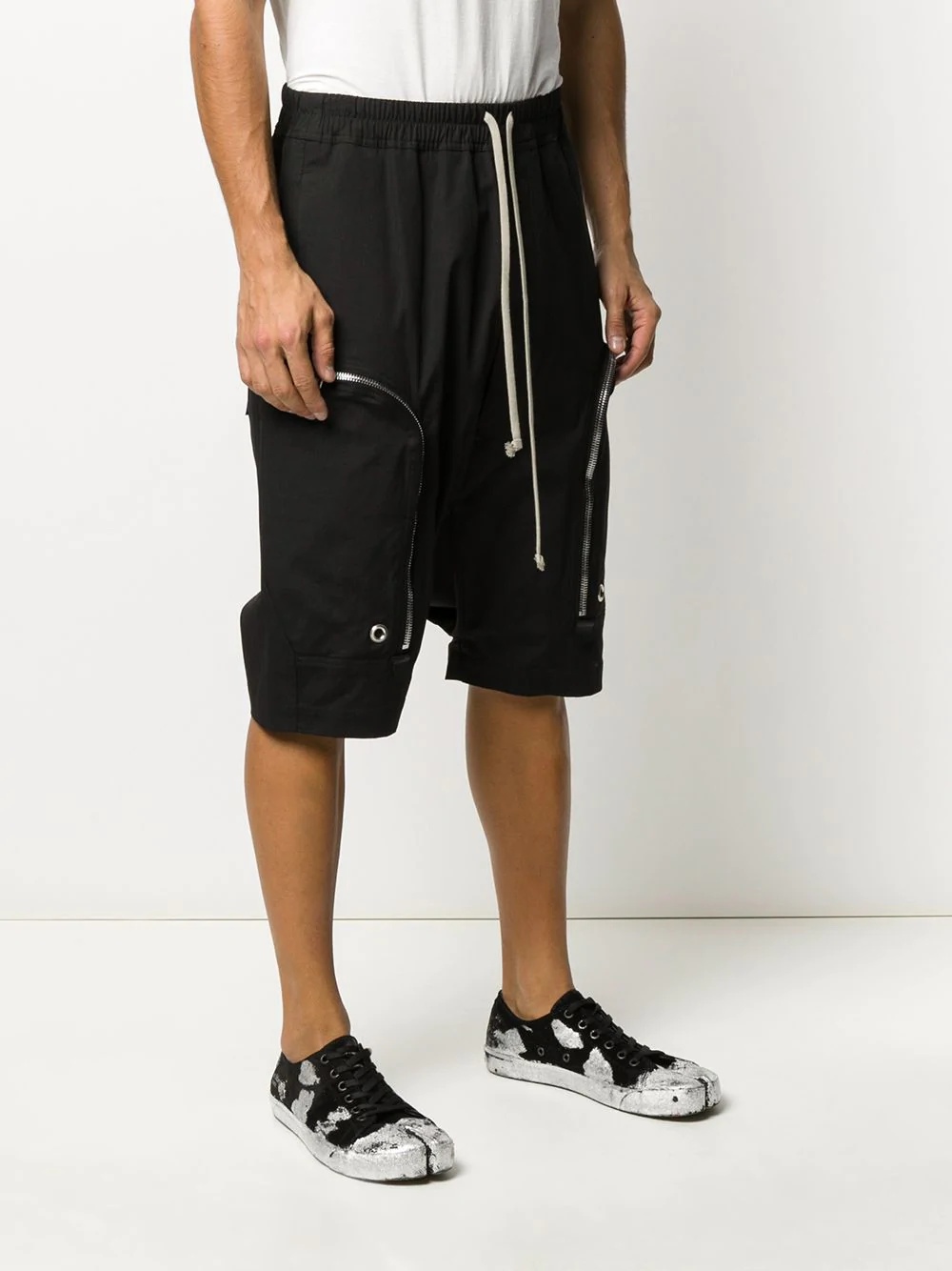 Cargo knee-length shorts - 3