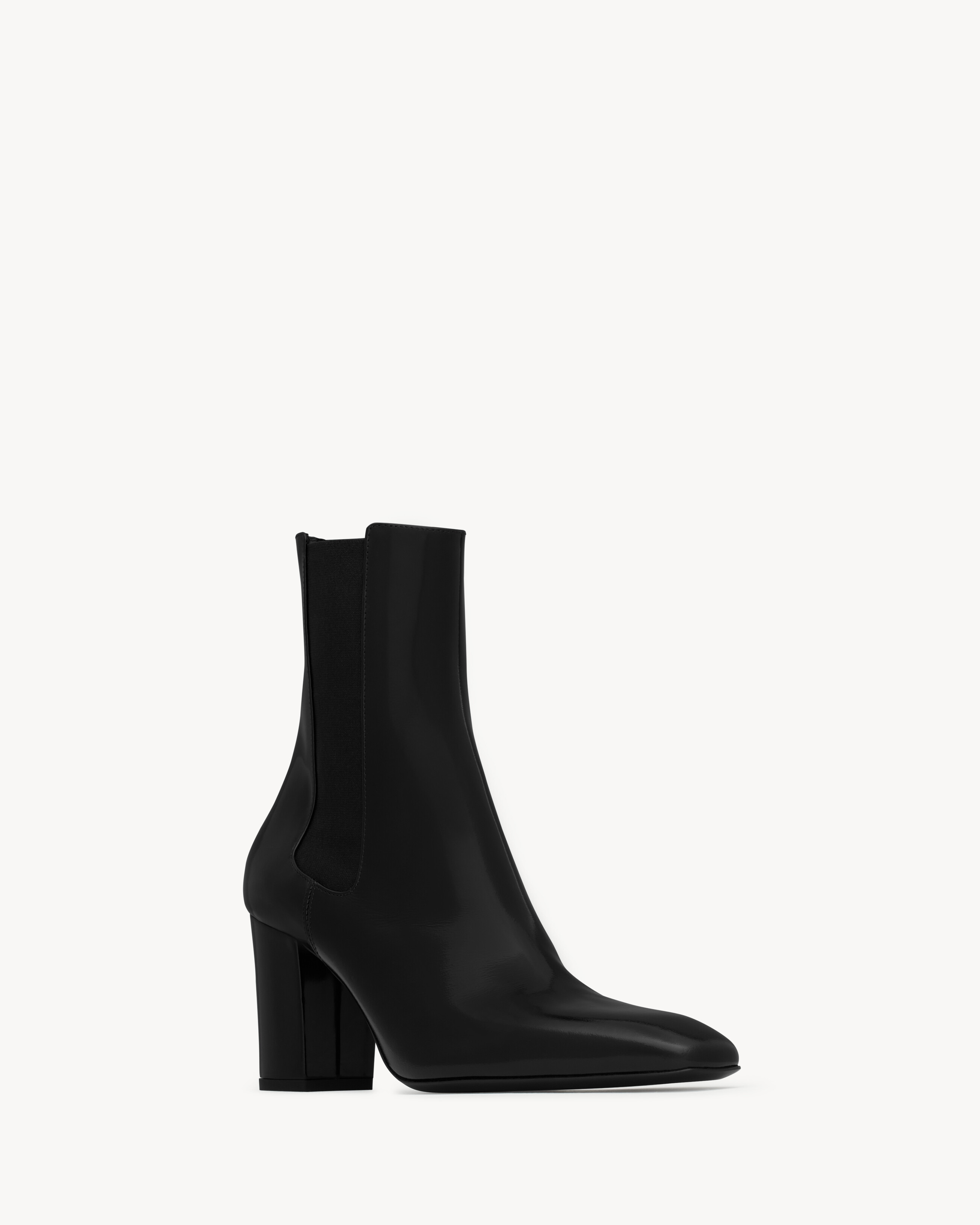 BETTY CHELSEA BOOTS IN GLAZED LEATHER - 3