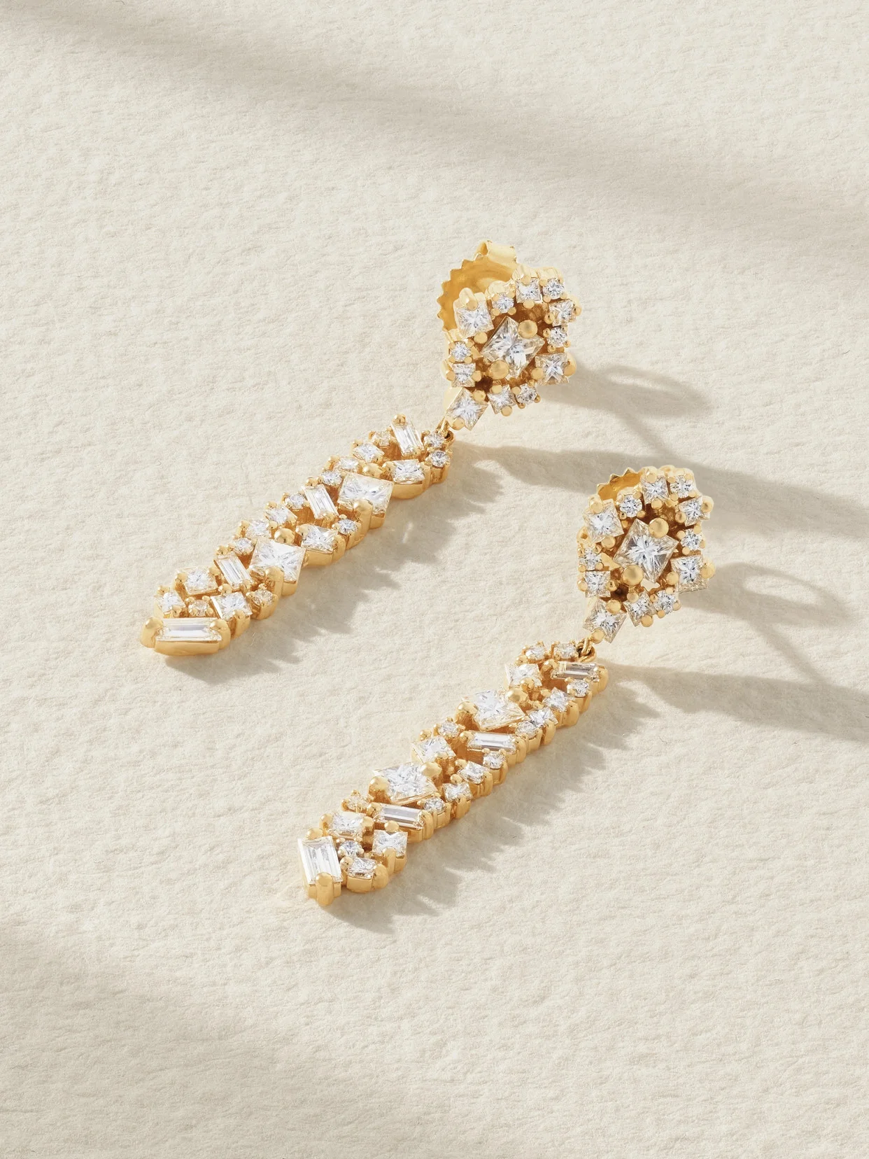 La Fantasie 18-karat Gold Diamond Earrings - 1
