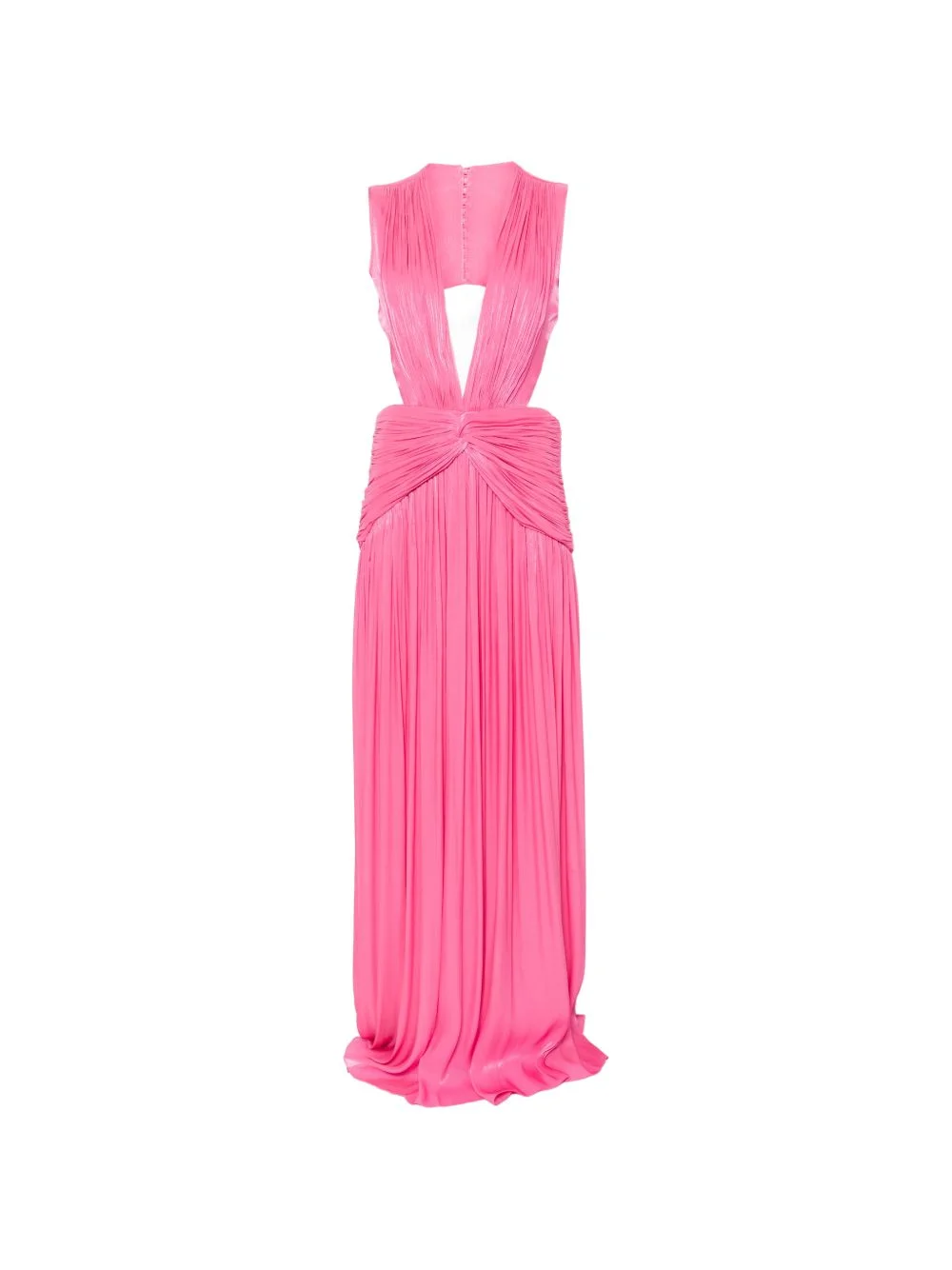 Silla cutout-detail V-neck maxi dress - 1