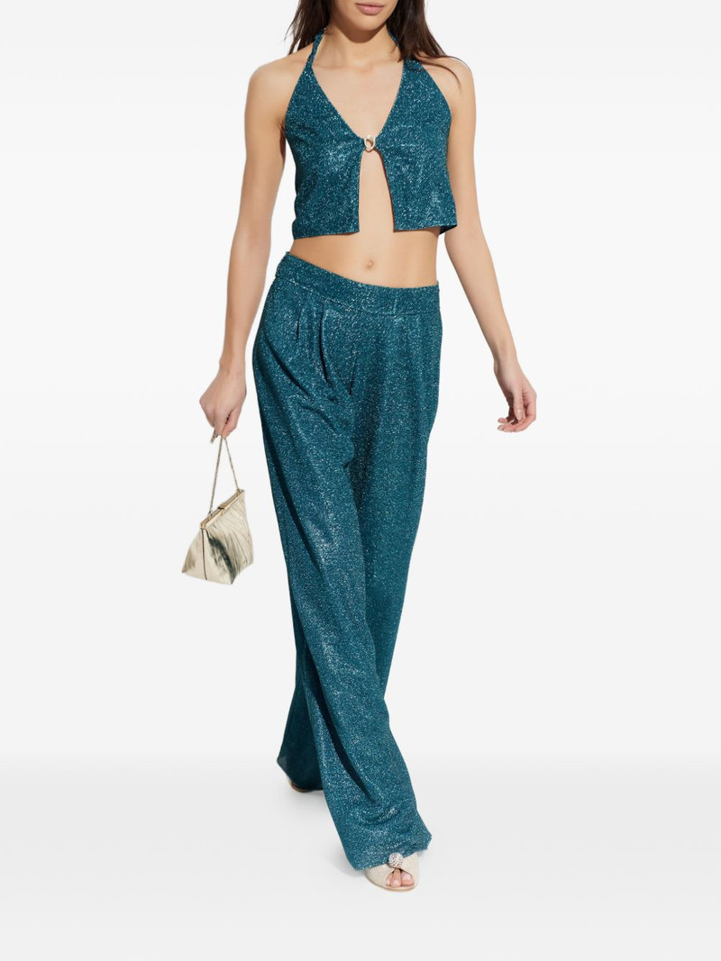 Oséree lurex palazzo pants outlook