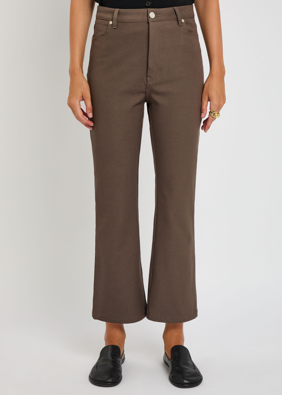 Joseph Duke Flared-leg Stretch-twill Trousers - 2