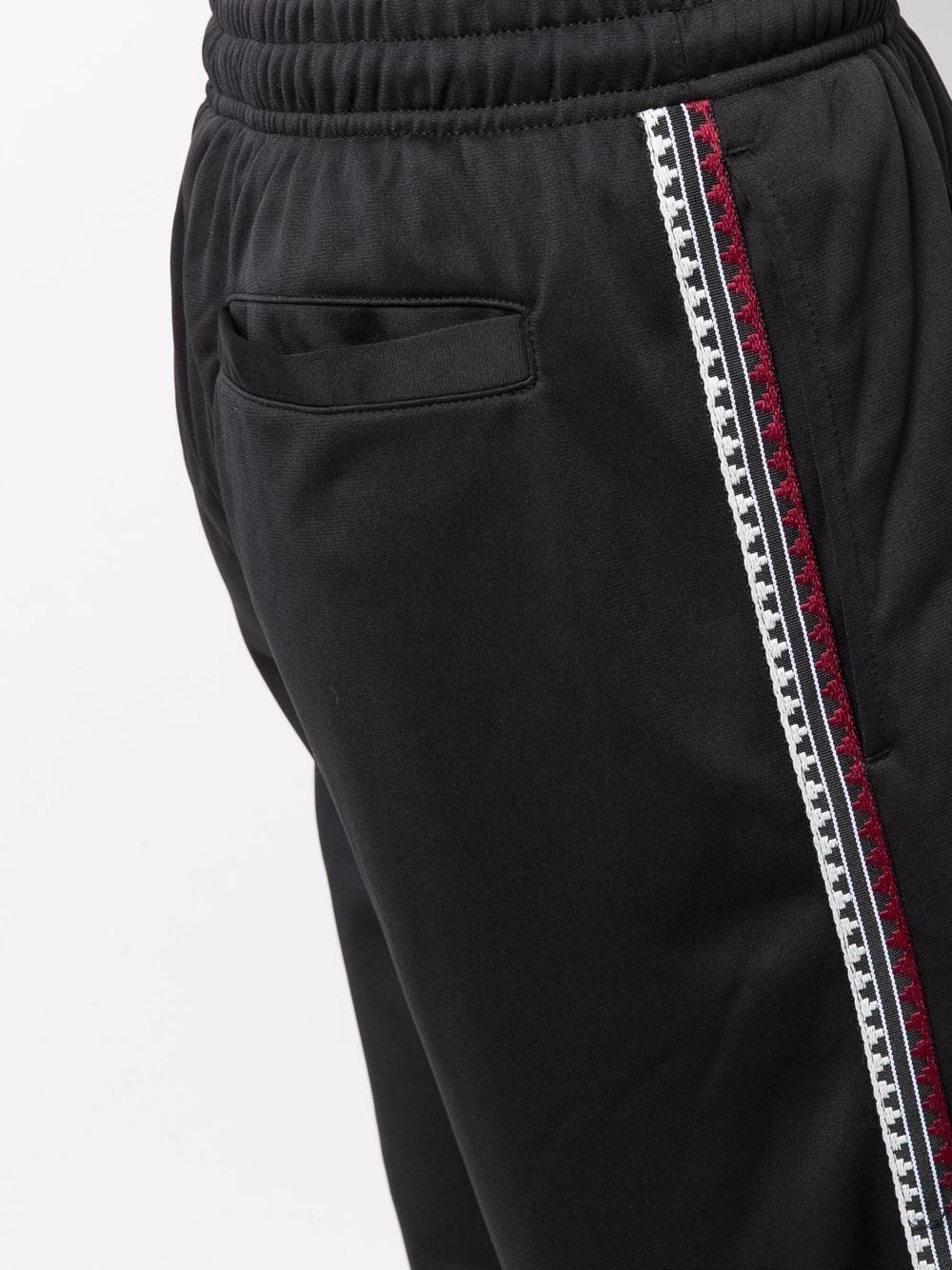 Cross-logo side-stripe track pants - 5
