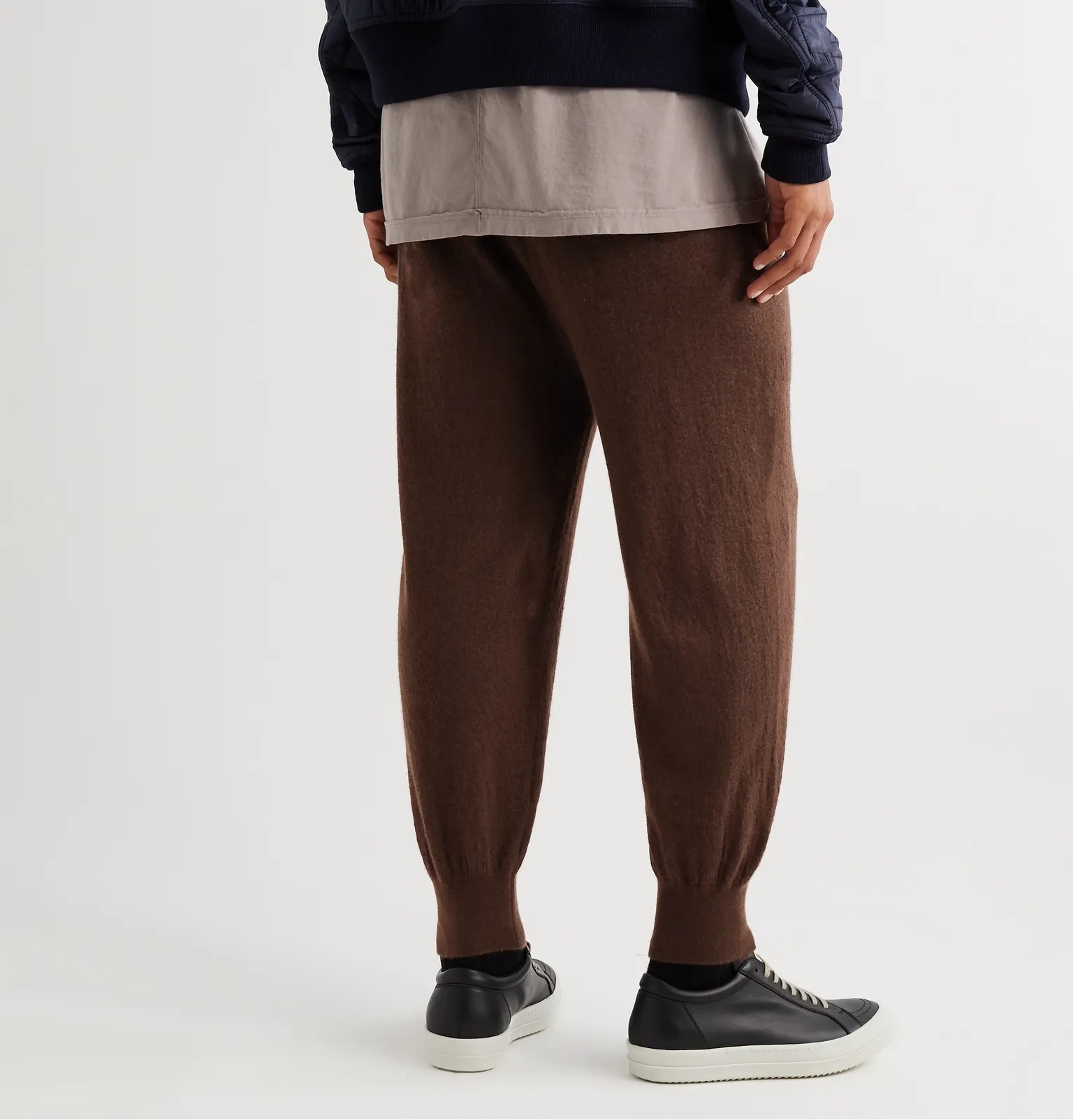 Tapered Boiled Cashmere Sweatpants - 4