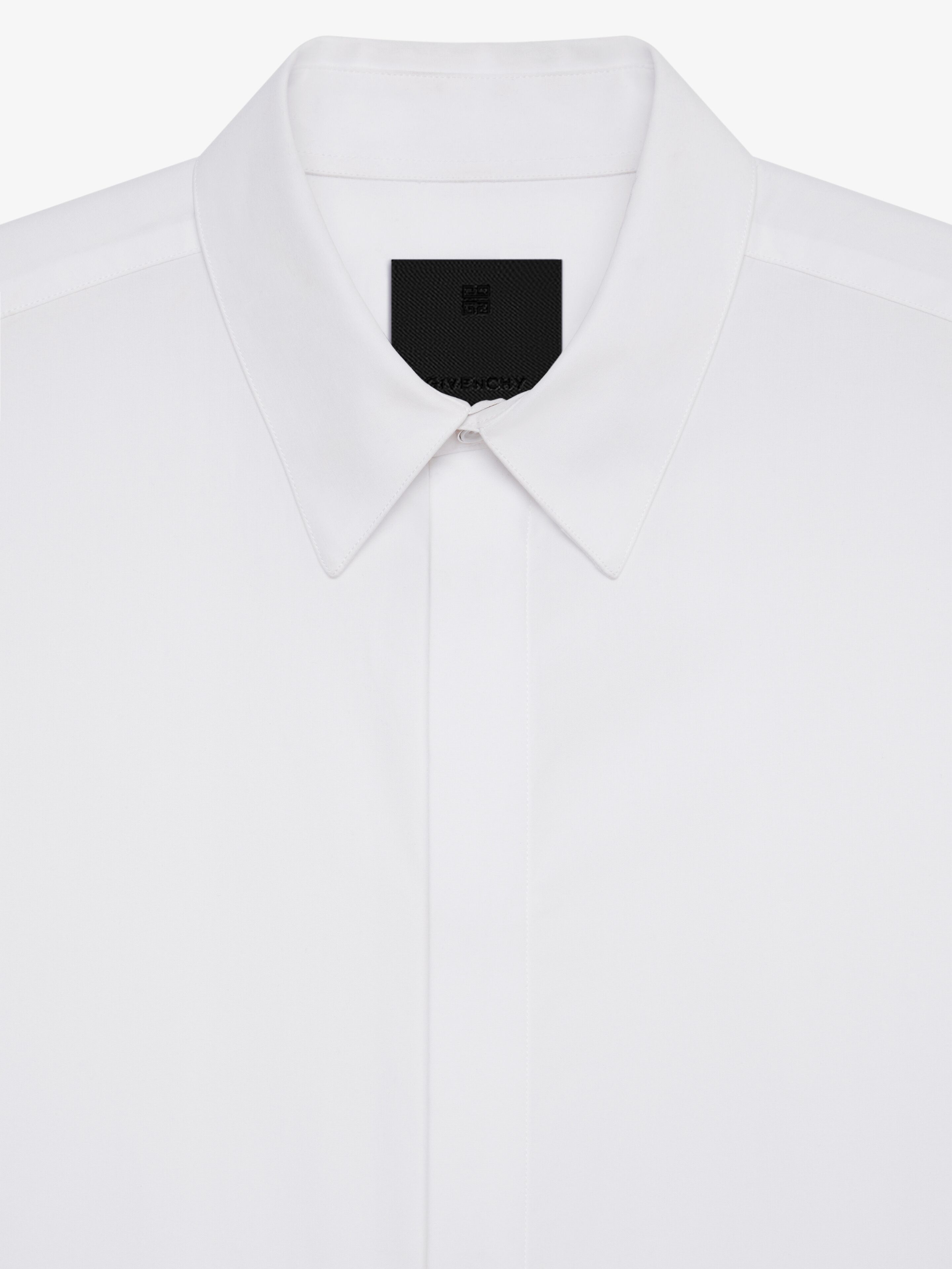 SHIRT IN 4G EMBROIDERED POPLIN - 5