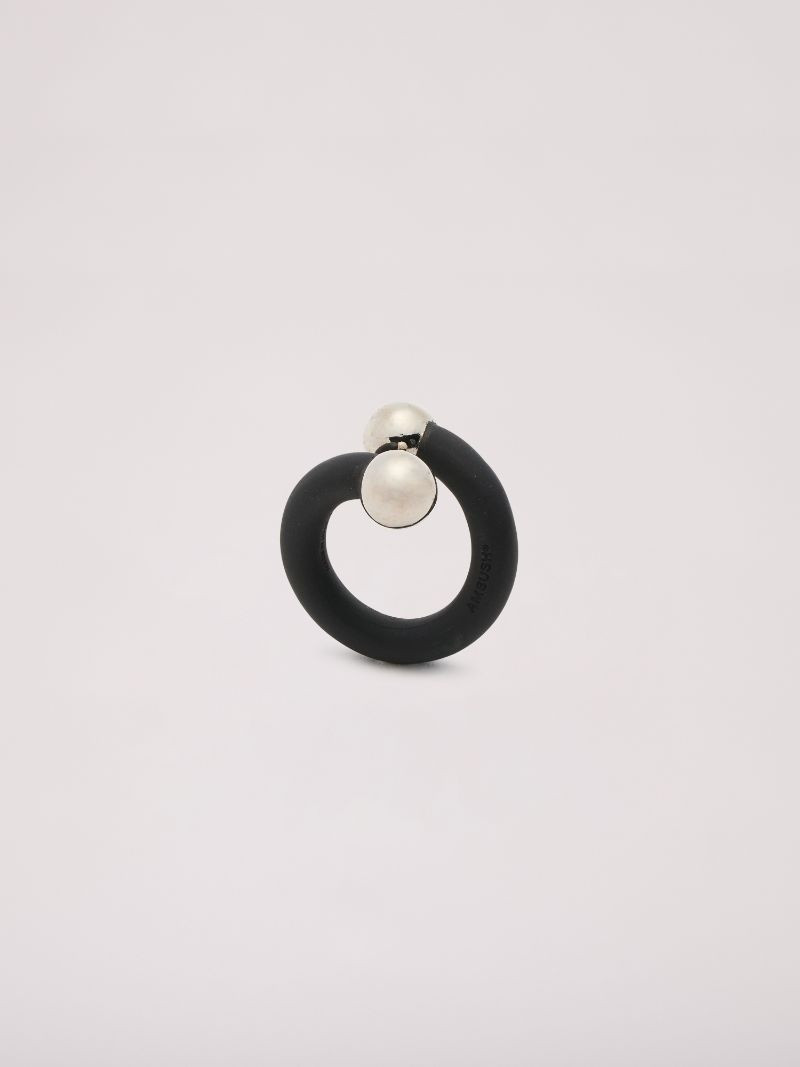 COLORED BARBELL RING 1