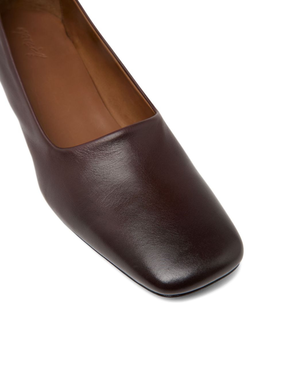kitten-heel square-toe pumps - 4