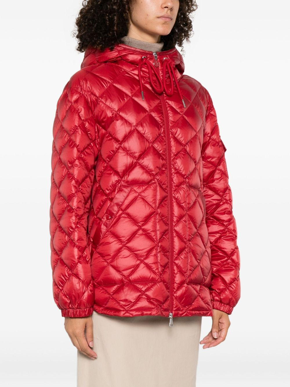 quilted hooded puffer jacket - 3