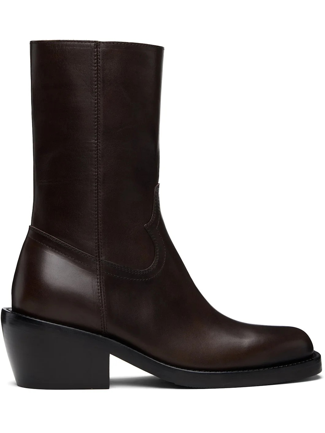 Brown Leather Boots - 1