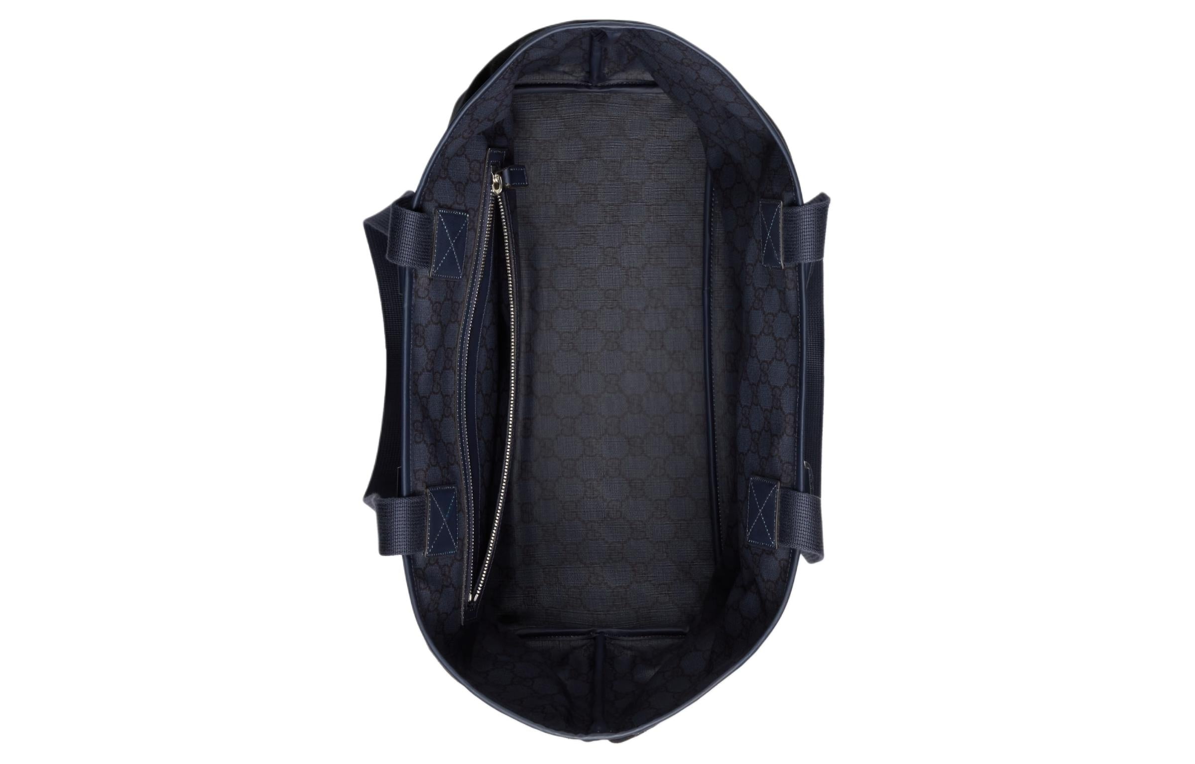 Gucci Large Tote Bag With Gucci Print 'Black' 774183-FACSY-8643 - 7