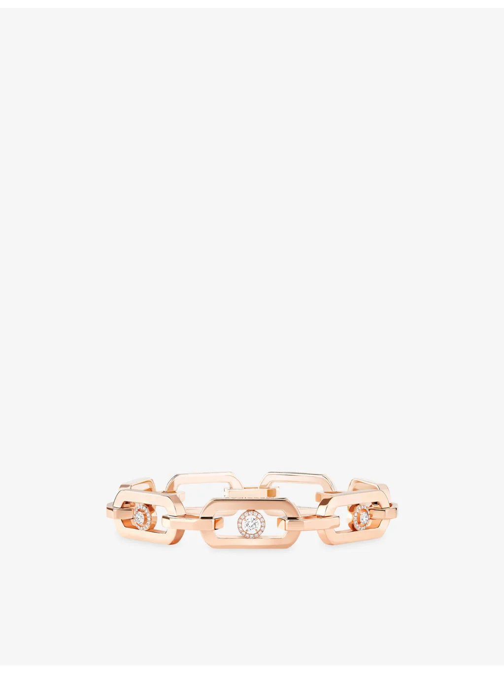 So Move XL 18ct yellow-gold and 0.39ct diamond bracelet - 1
