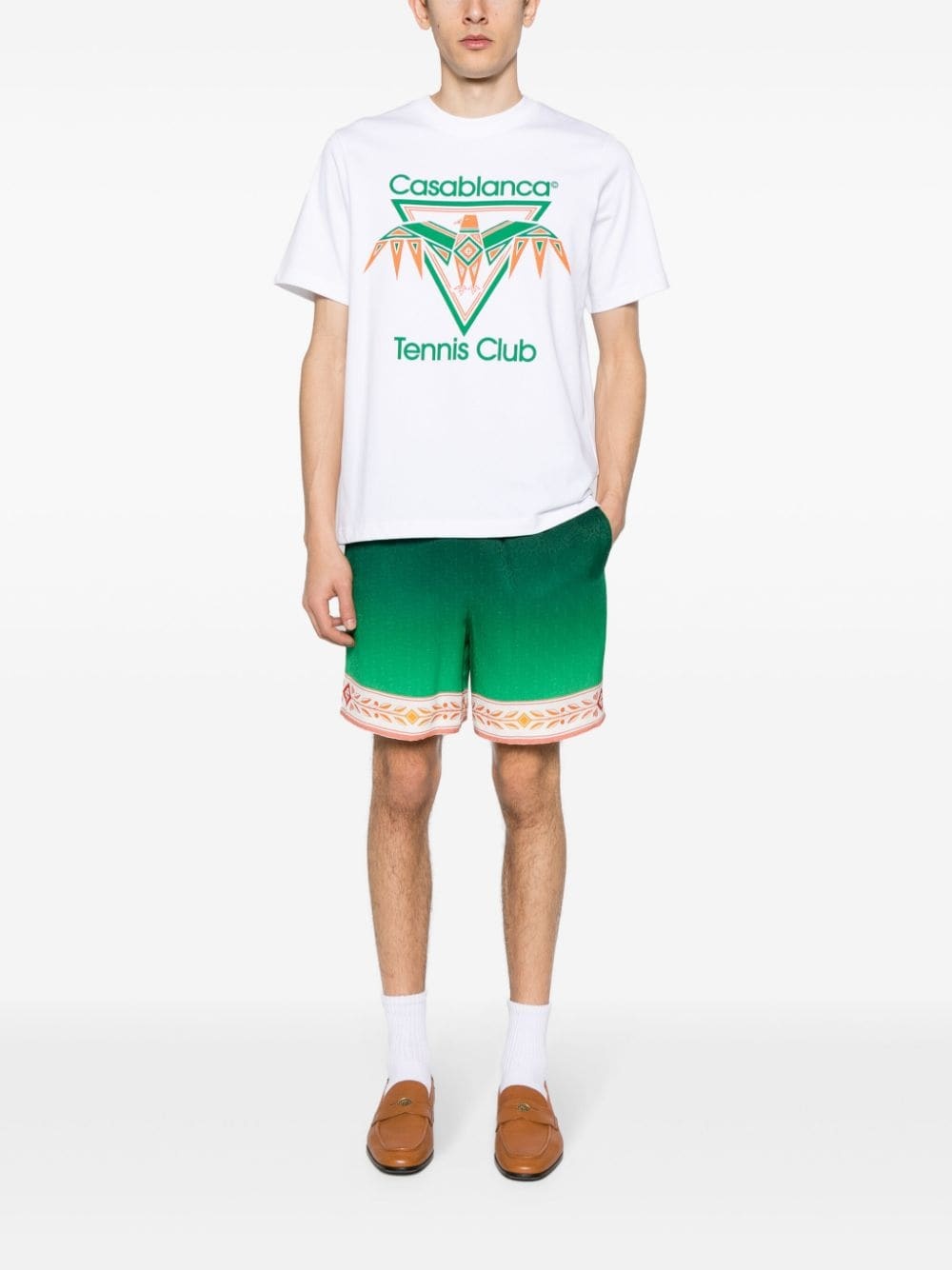 Playful Eagle-print cotton T-shirt - 2