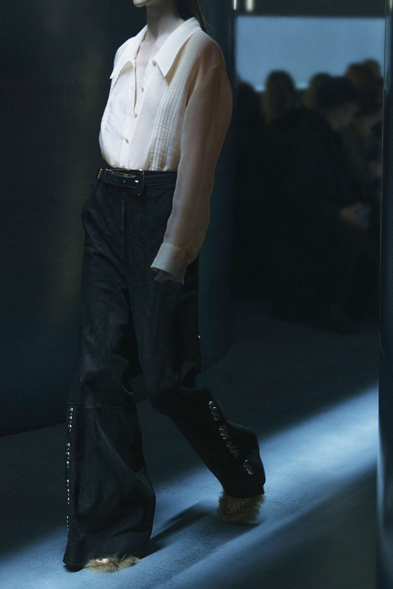 Nori pintucked silk-organza shirt 5