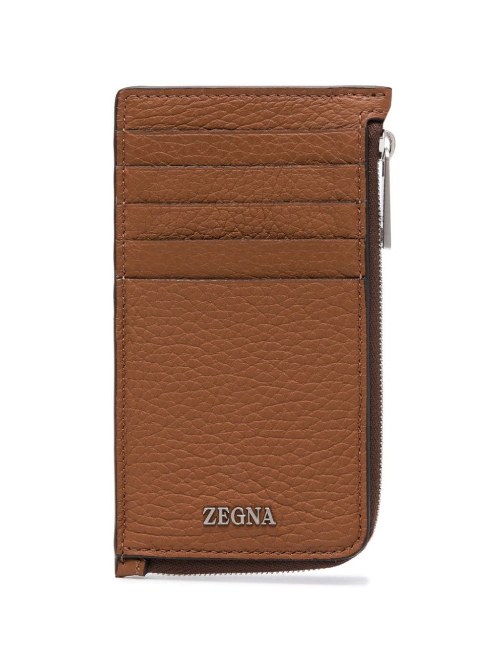LOGO-PLAQUE LEATHER WALLET - 1