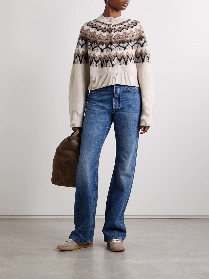 Altuzarra Barnum Fair Isle wool-blend cardigan outlook