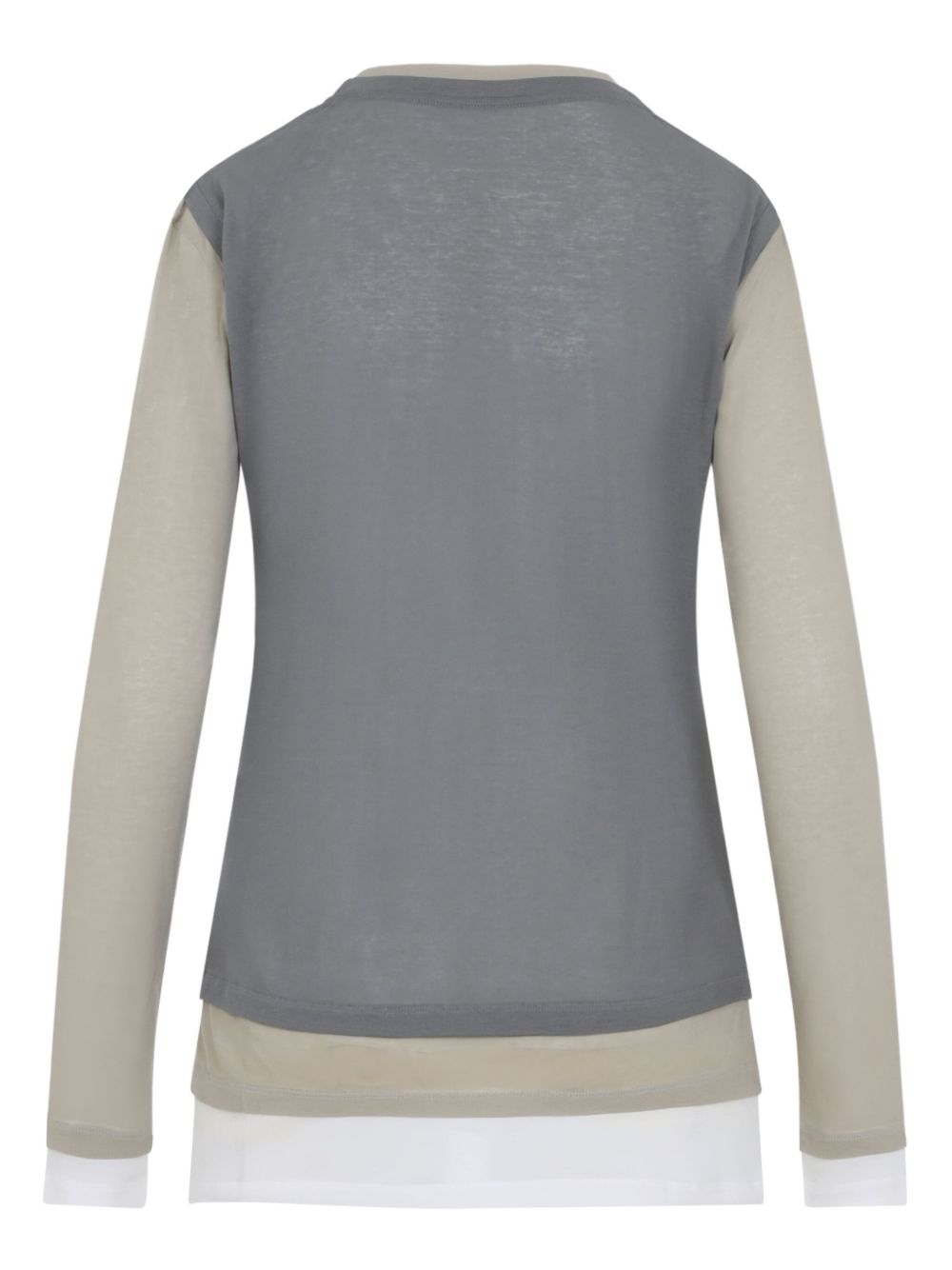 layered long-sleeve dress - 2