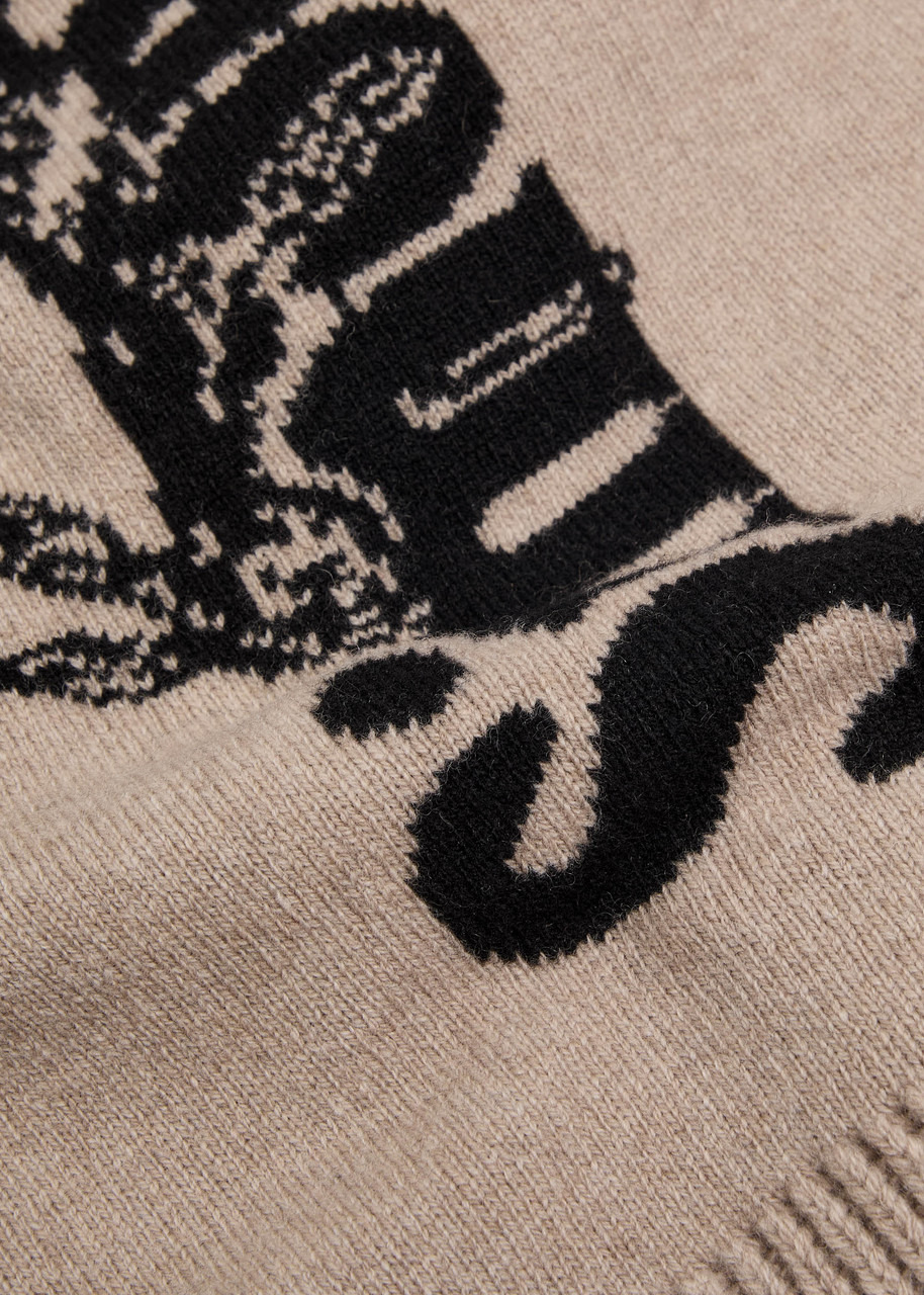 Simone Rocha Logo Wool and Cashmere-blend Scarf - 3