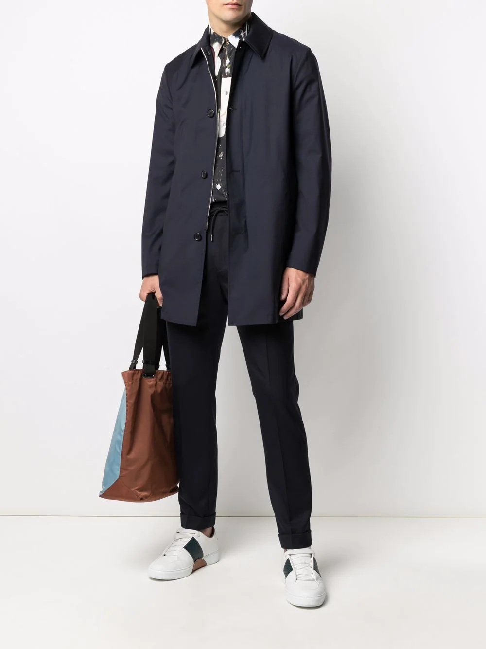 drawstring tapered trousers - 2