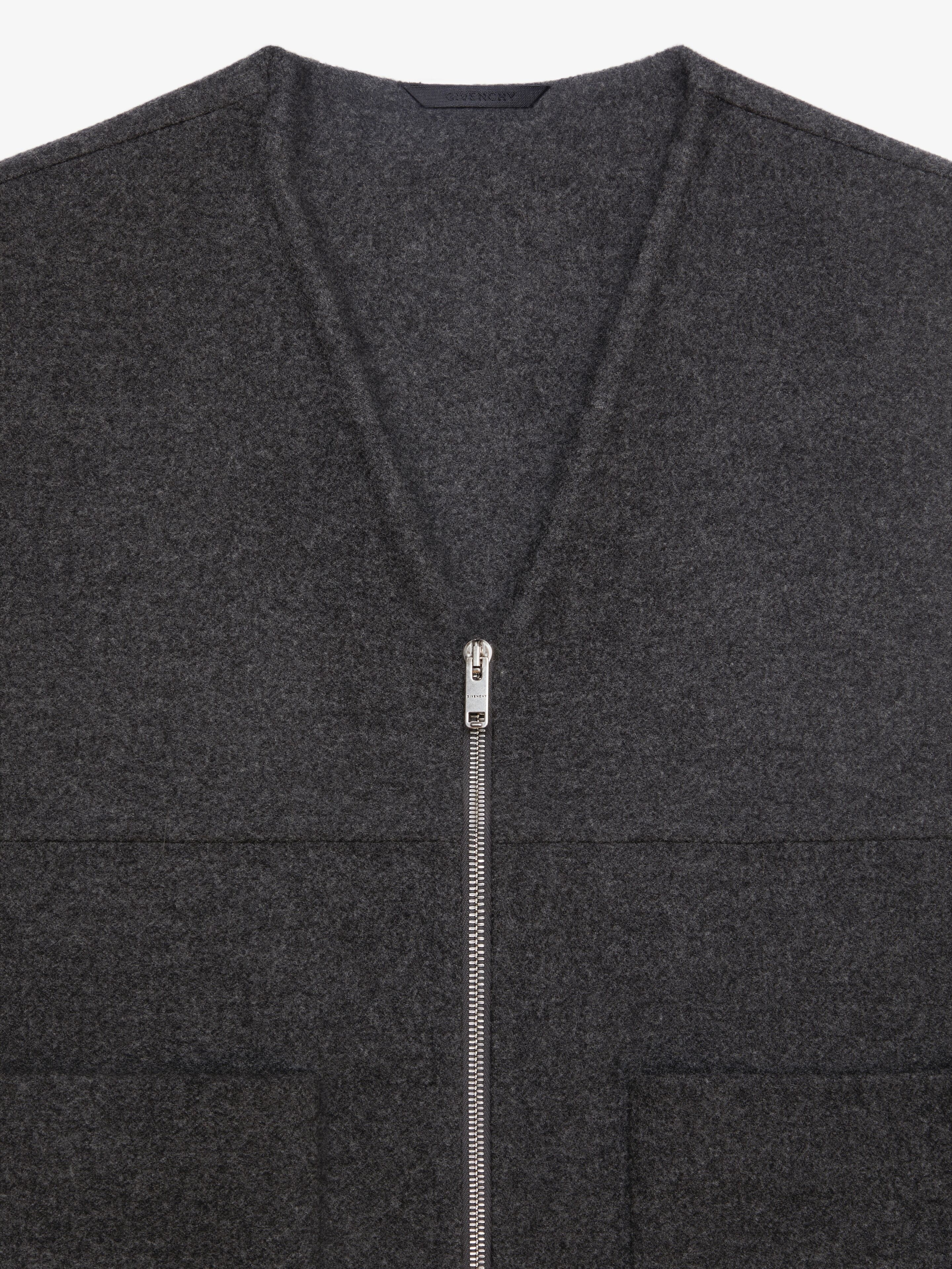 WAISTCOAT IN DOUBLE FACE WOOL AND CASHMERE - 6