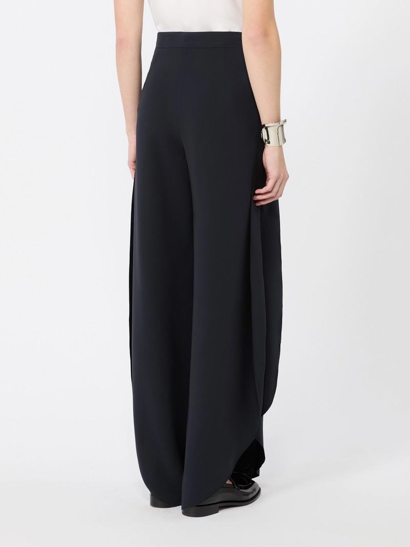 CRUSCA Wide-fit cady trousers - NAVY 4
