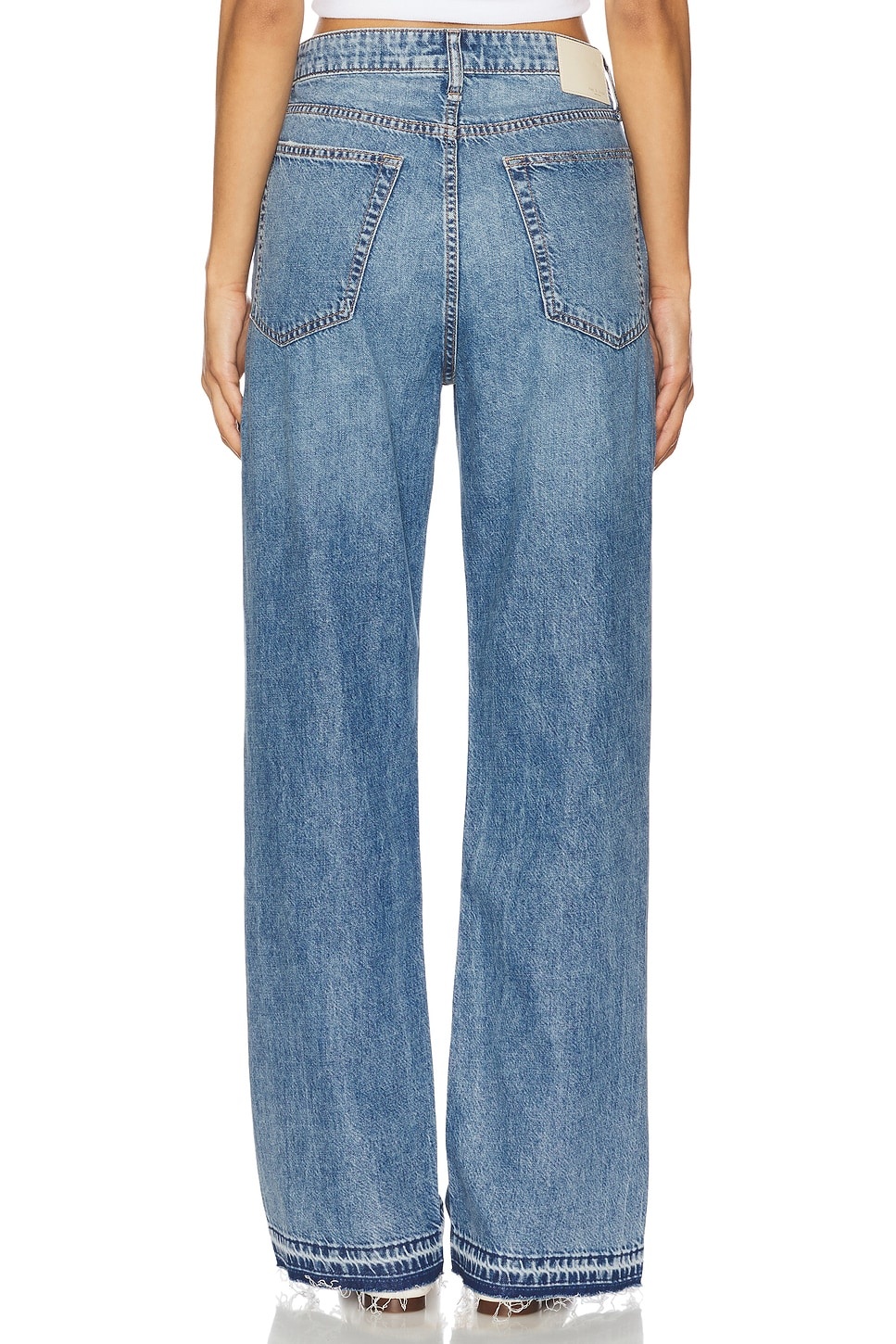 Featherweight Logan Mid Rise Wide Leg - 4