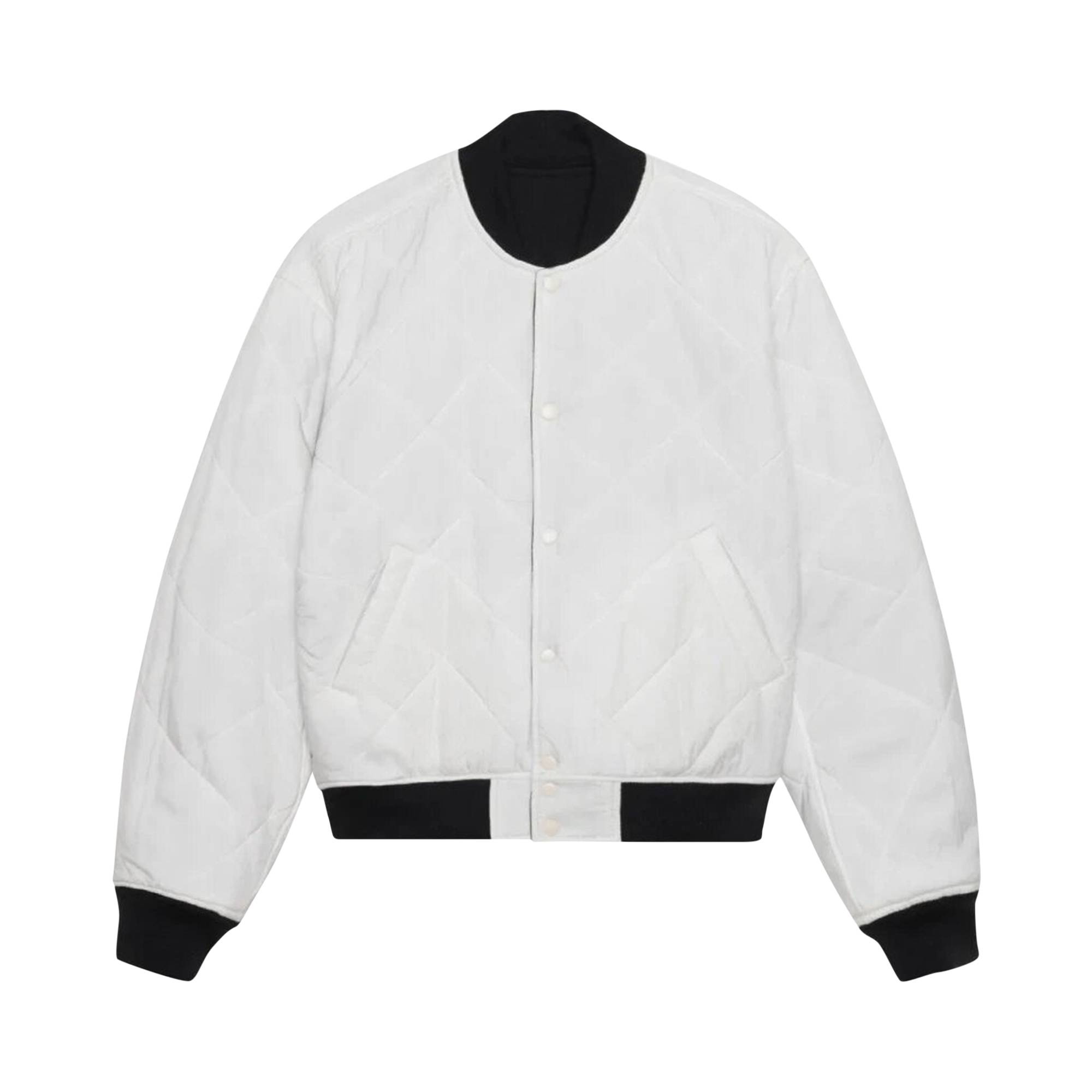 Stüssy Stussy x Nike Reversible Varsity Jacket 'Black/Sail 