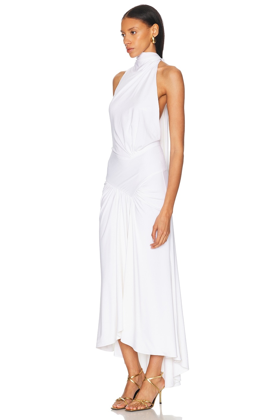 Halter Neck Midi Dress - 3