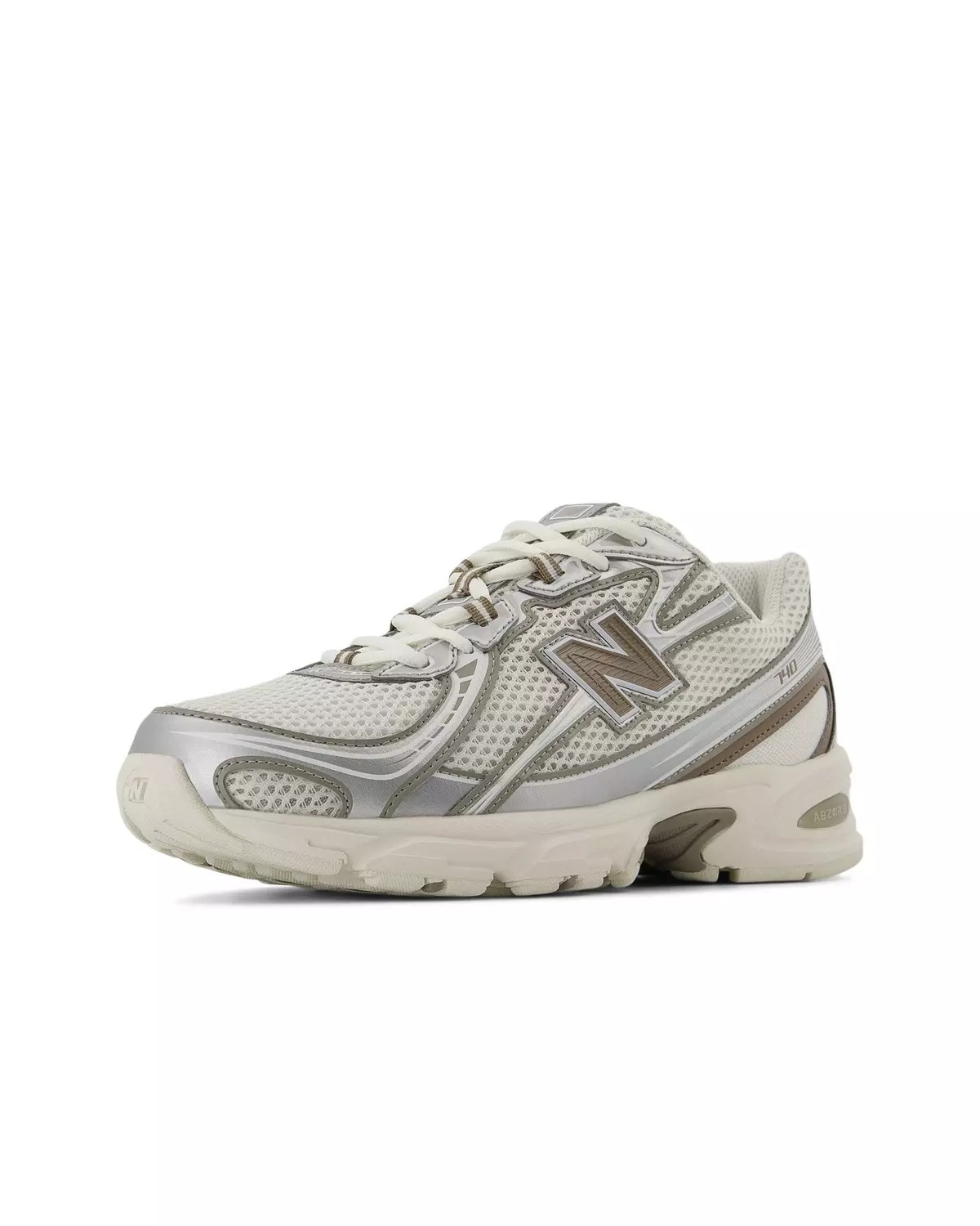 740 "White/Brown" Unisex Shoe - 6