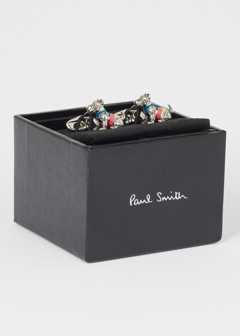 'Artist Stripe Dog' Cufflinks 3