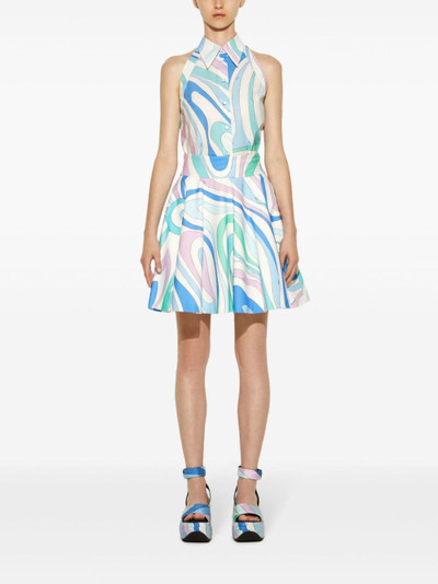 PUCCI Marmo-print A-line miniskirt outlook