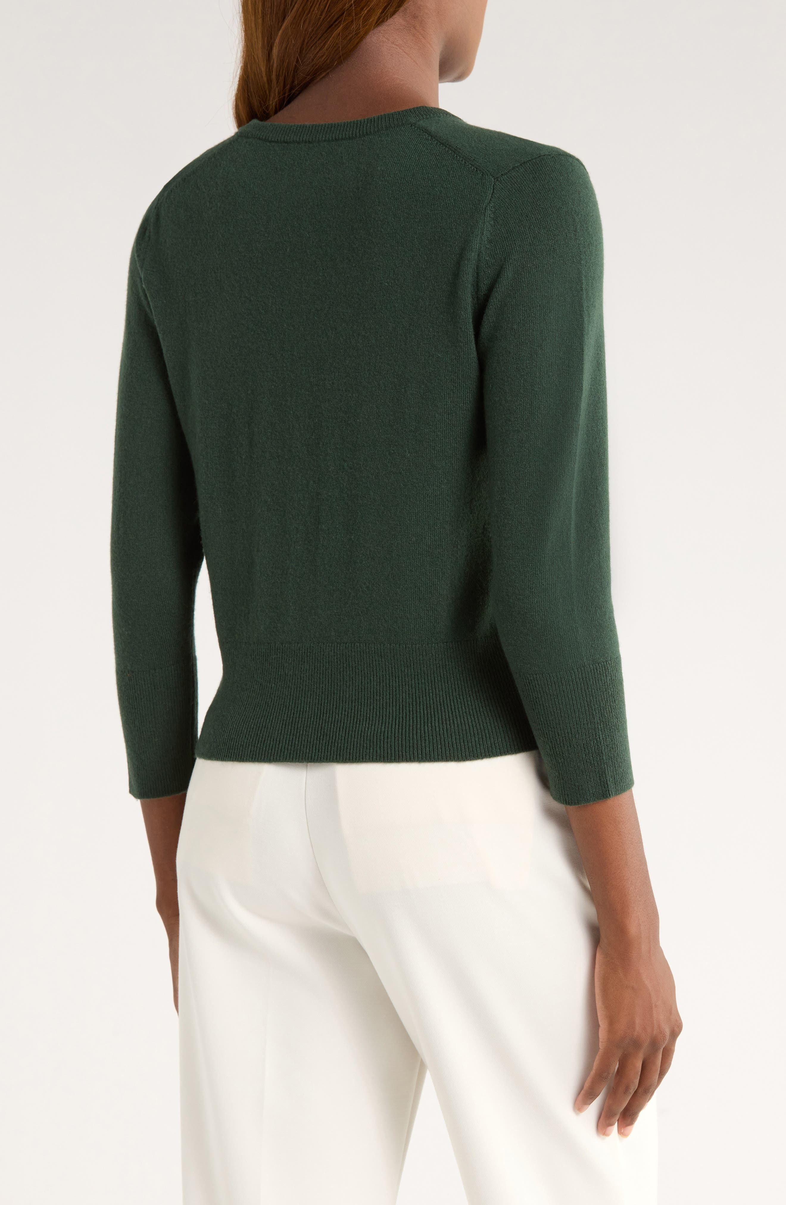 Vince Wool & Cashmere Blend Cardigan in Forest at Nordstrom - 2