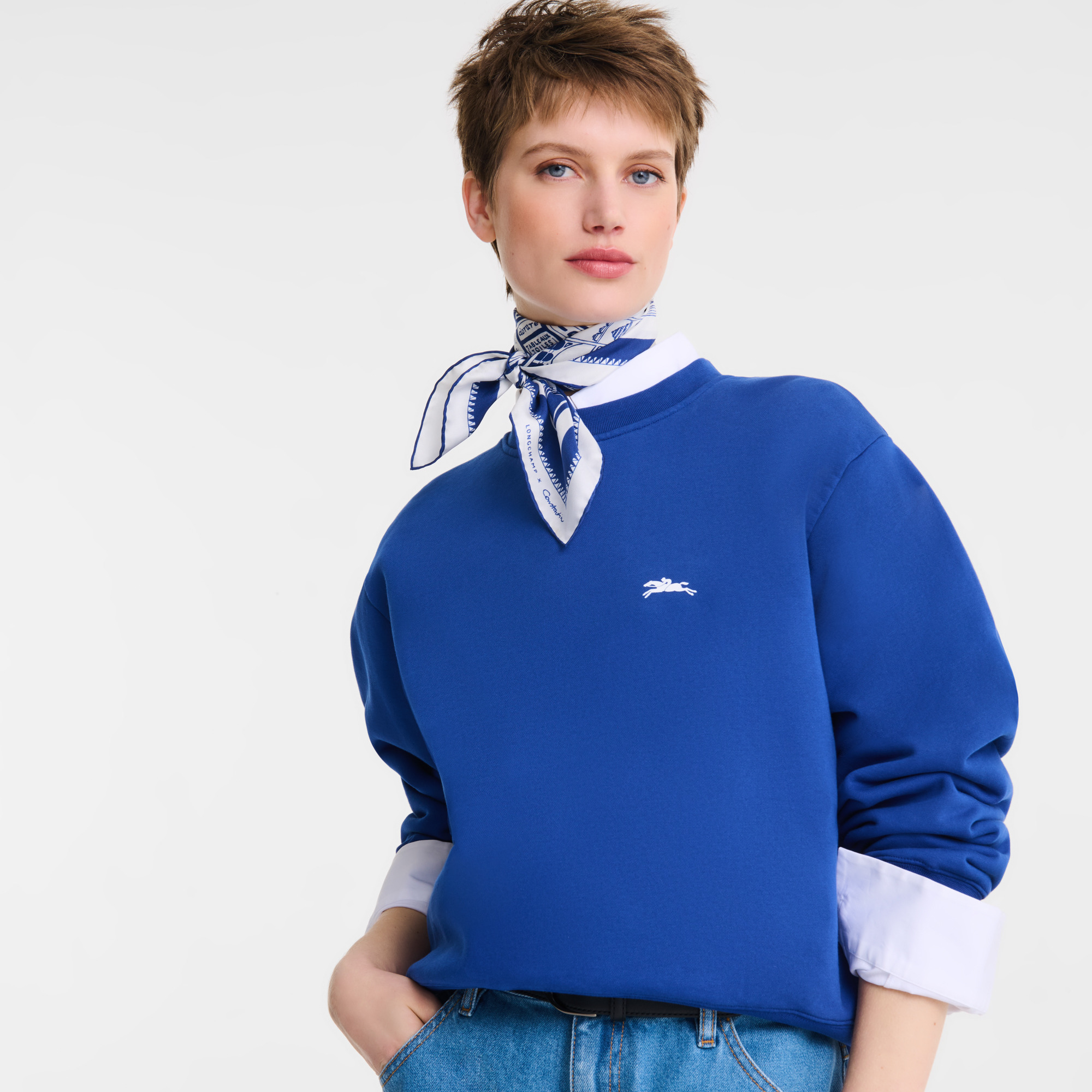 Sweatshirt Cobalt - Printed jersey - 4