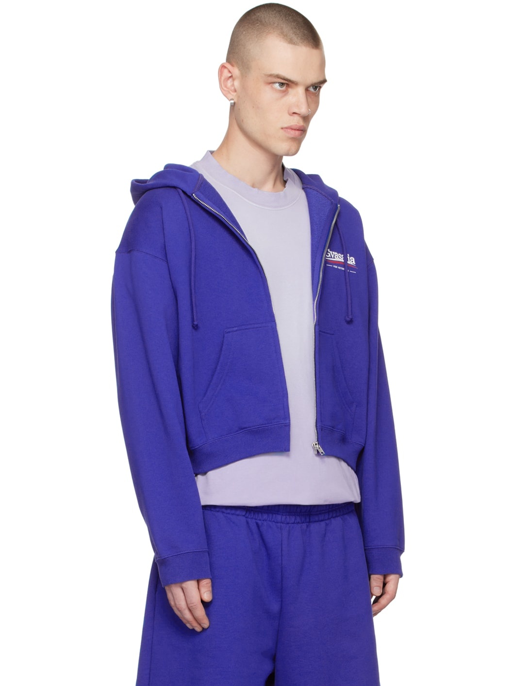 Blue 'Gvasalia For Vetements' Hoodie - 2