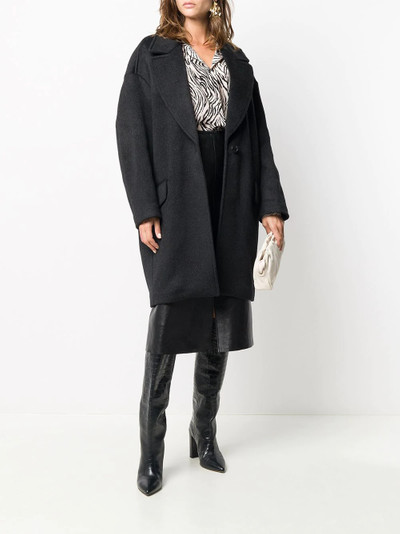 Isabel Marant virgin wool cocoon coat outlook