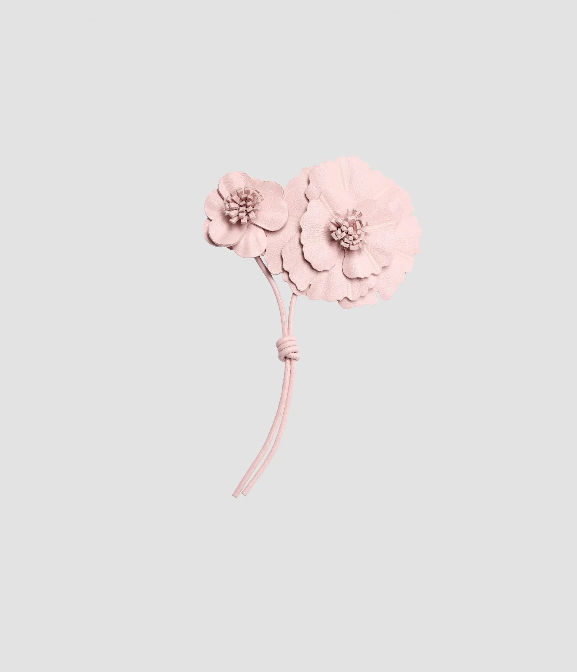FLOWER LEATHER BROOCH - 1