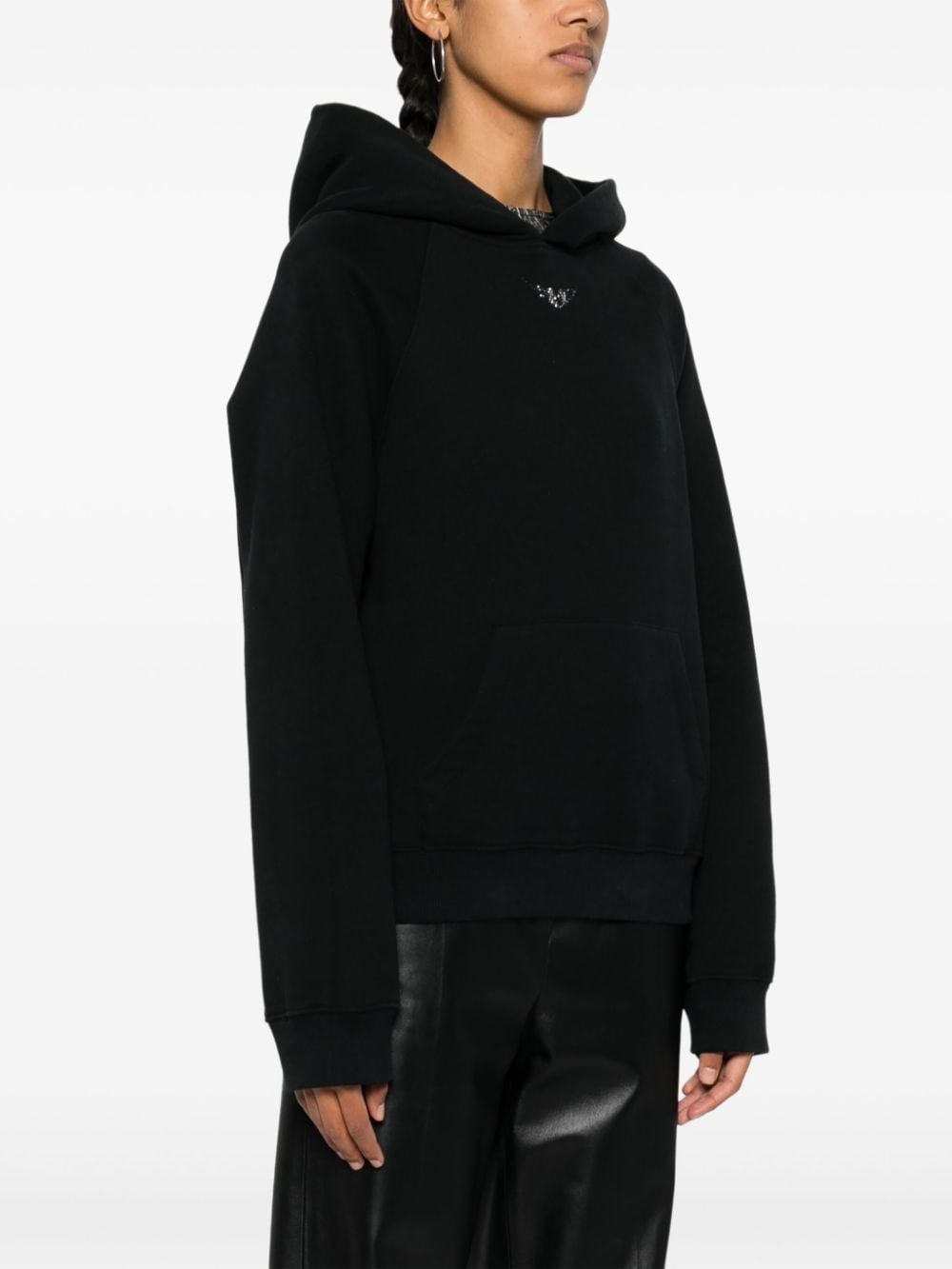 Georgy wings-appliquÃ© hoodie - 3