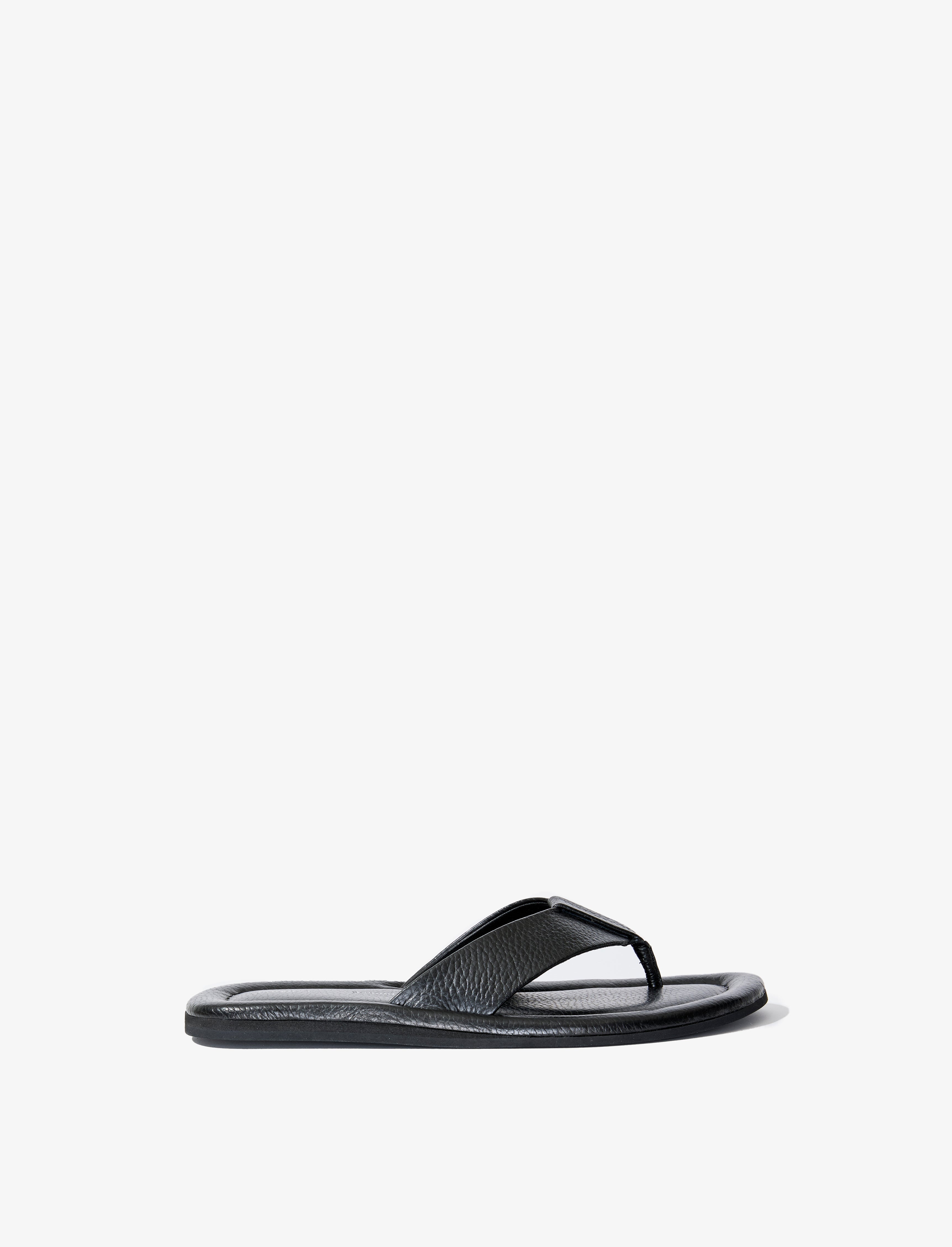 Cooper Flip Flop Sandals in Grainy Leather - 1