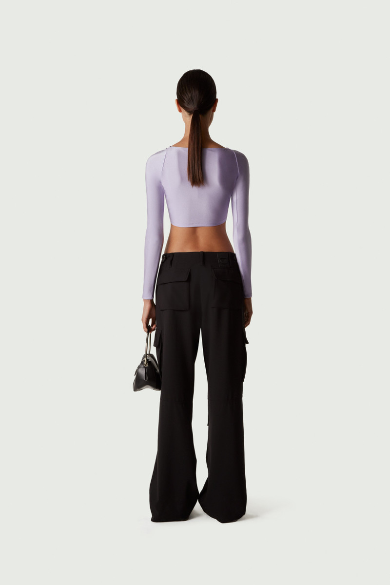 Cropped Draped Top 4